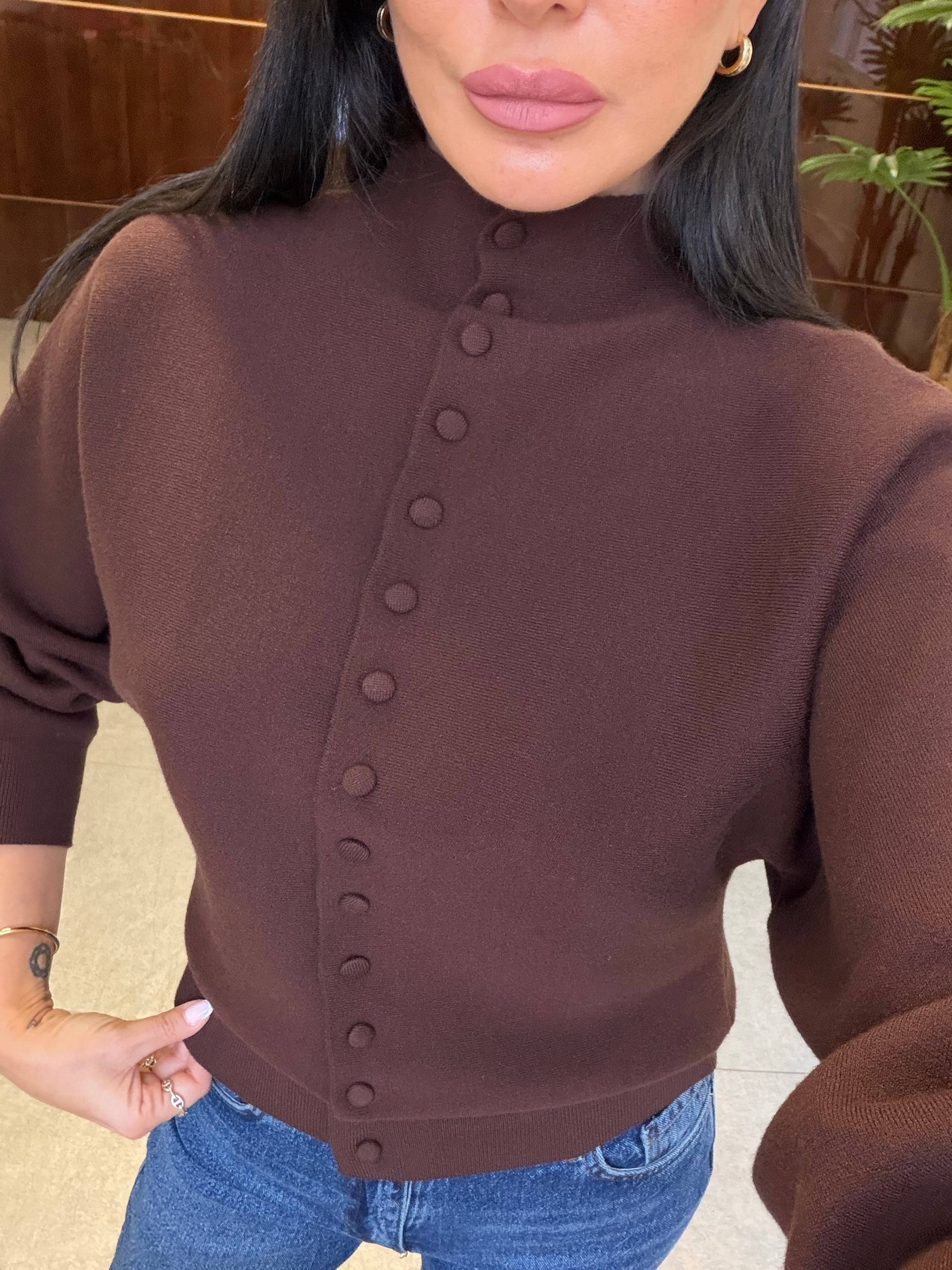 Kahve Emma Hırka