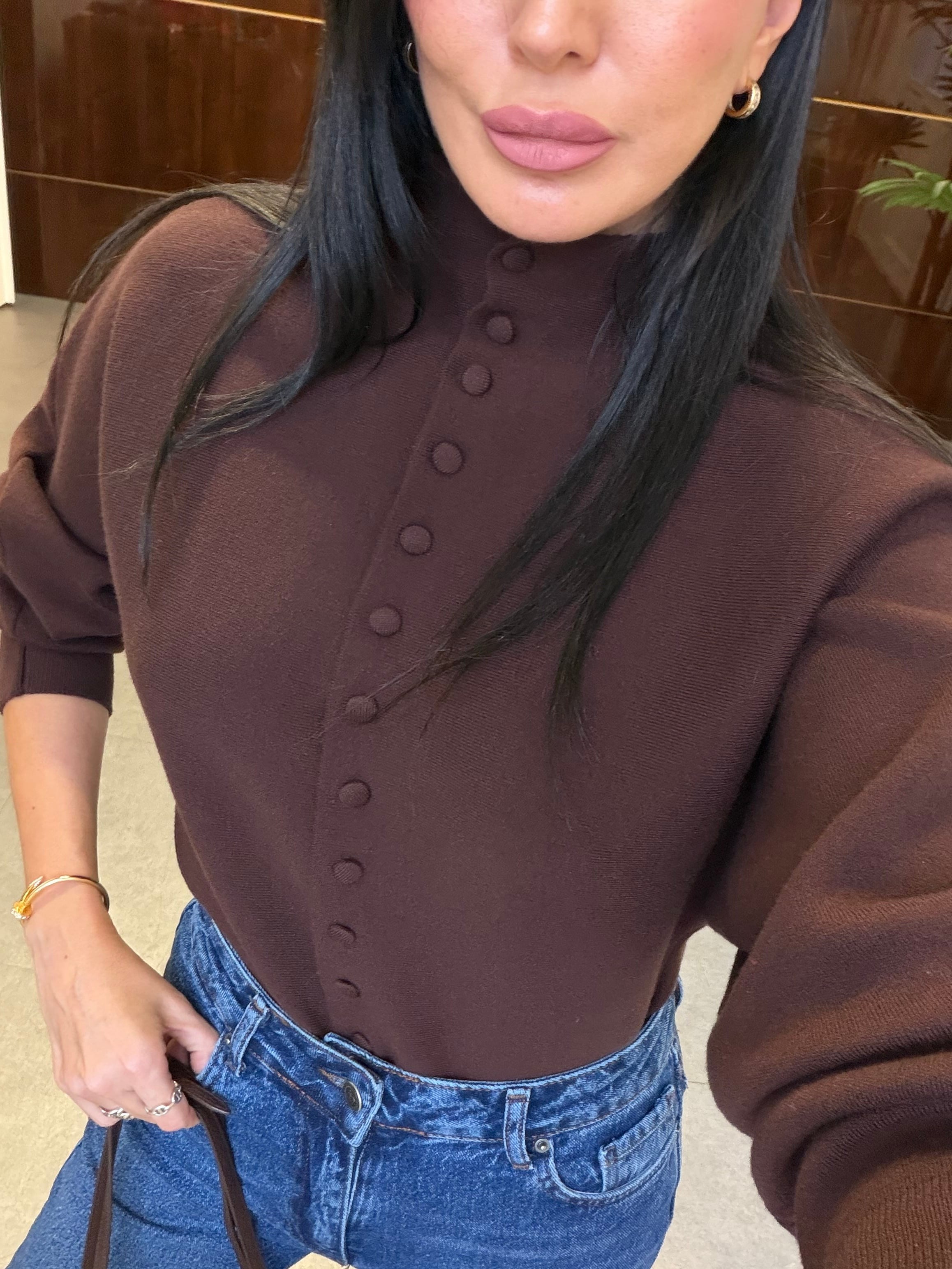 Kahve Emma Hırka