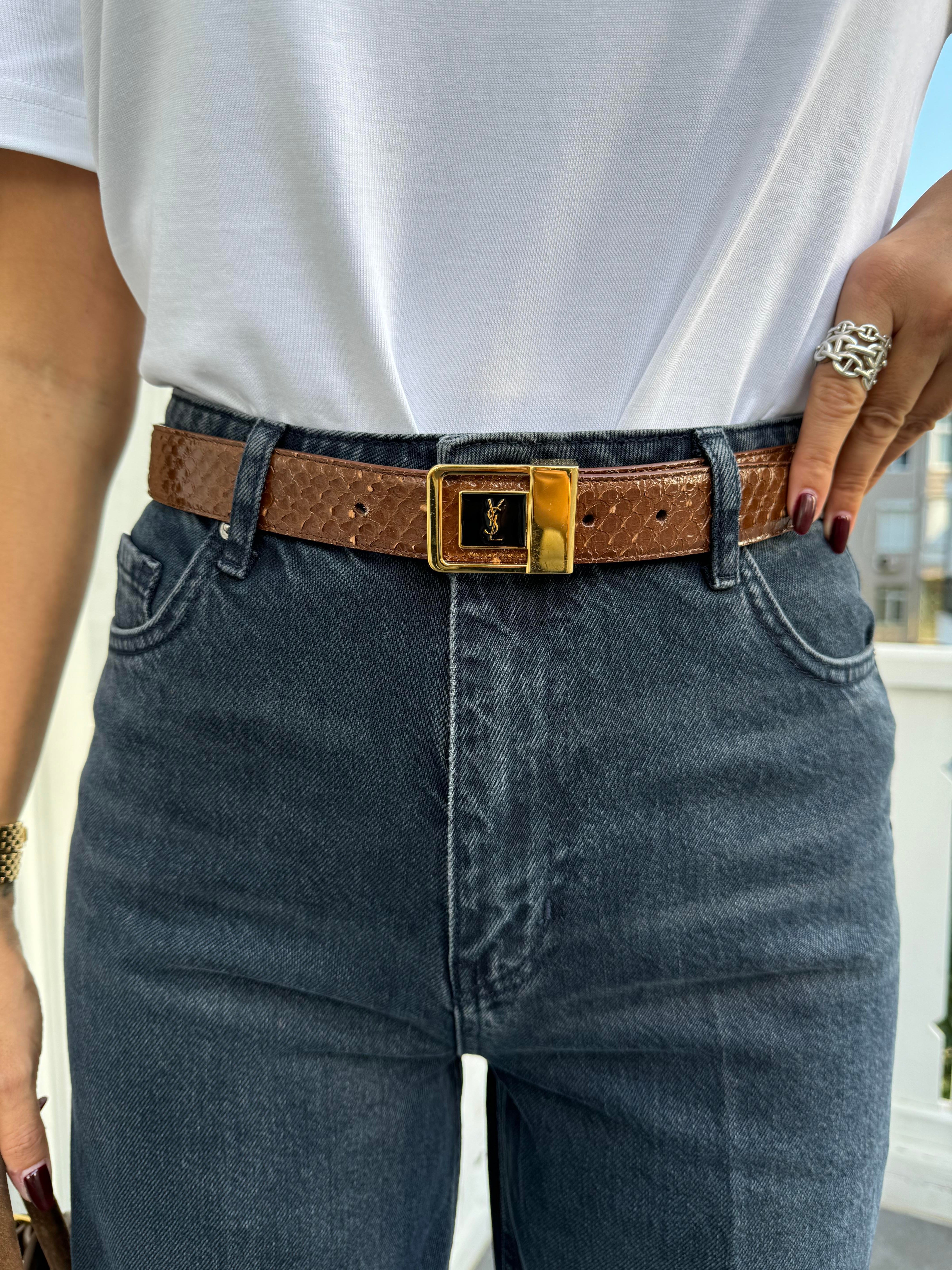 Koyu Mavi Wide Leg Jean Pantolon