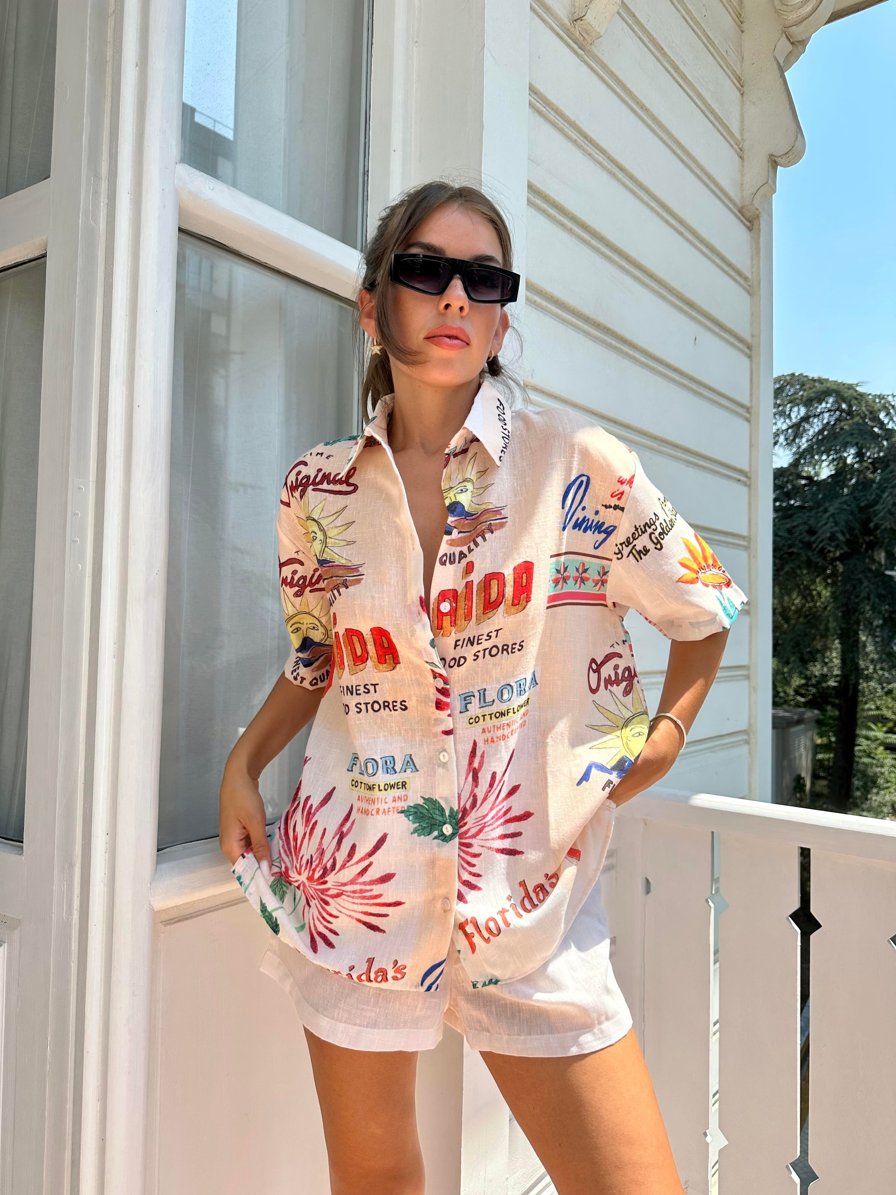 Krem Florida Kadın Takım