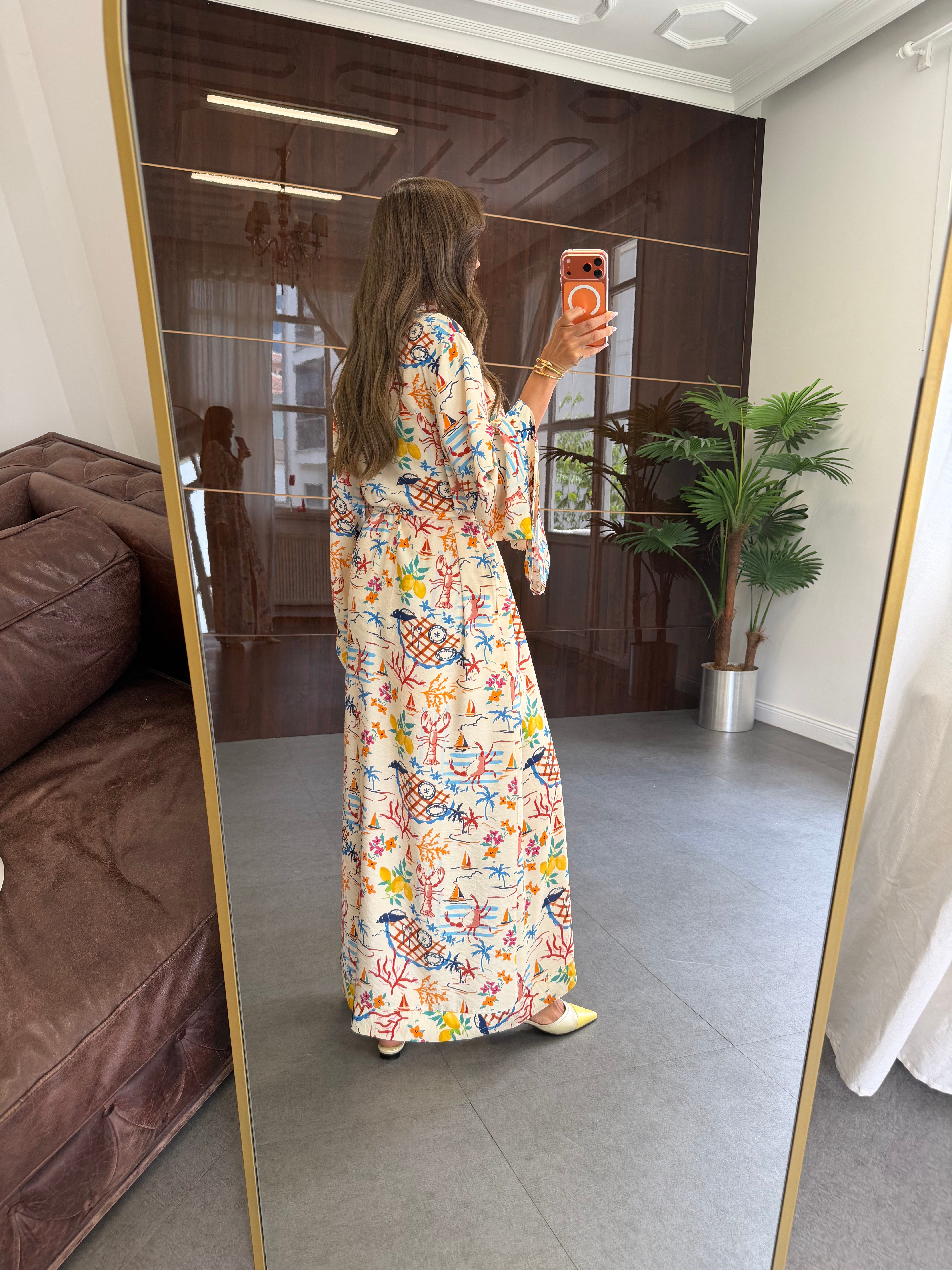 Krem Positano Kimono
