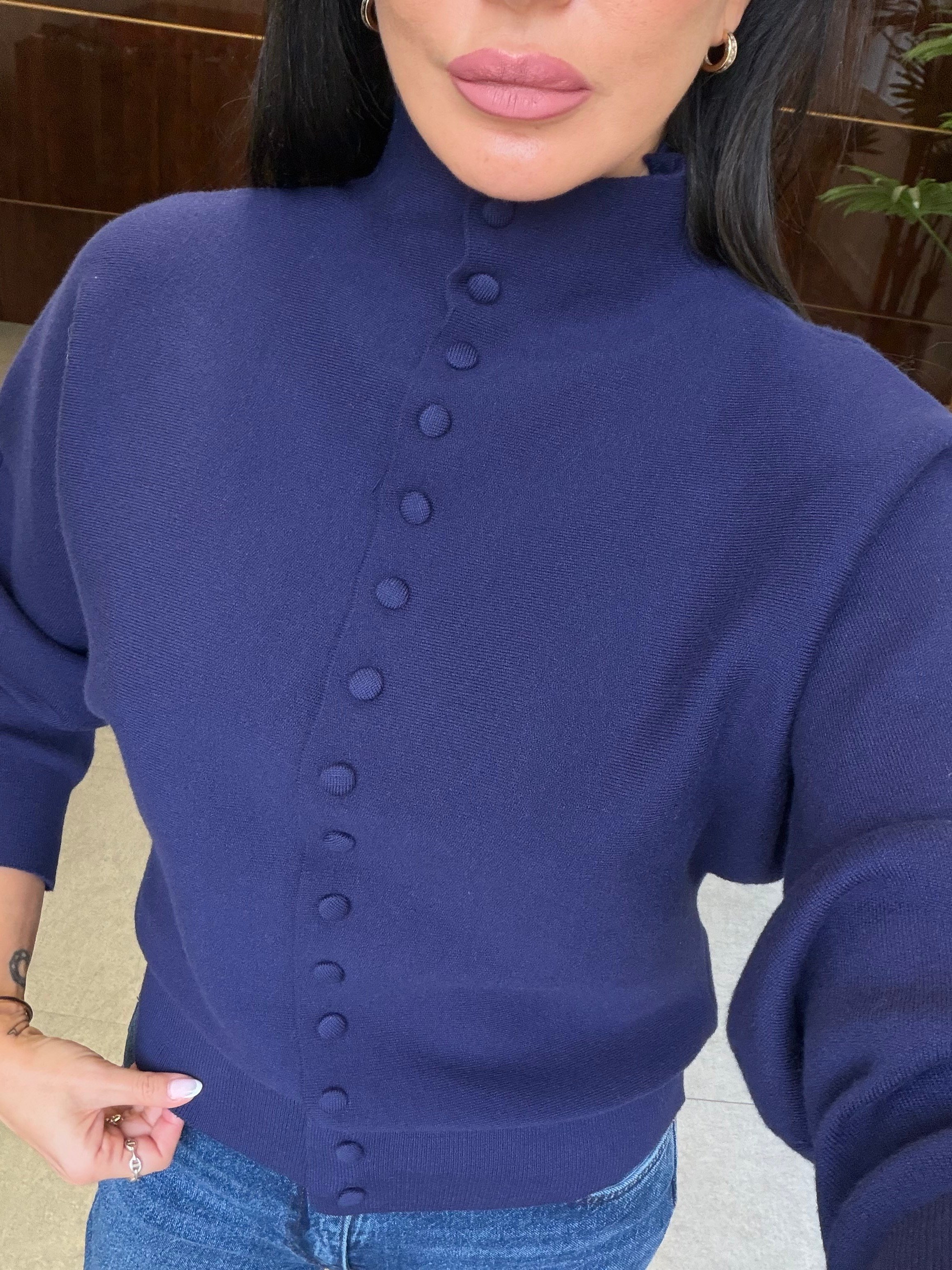 Lacivert Emma Hırka