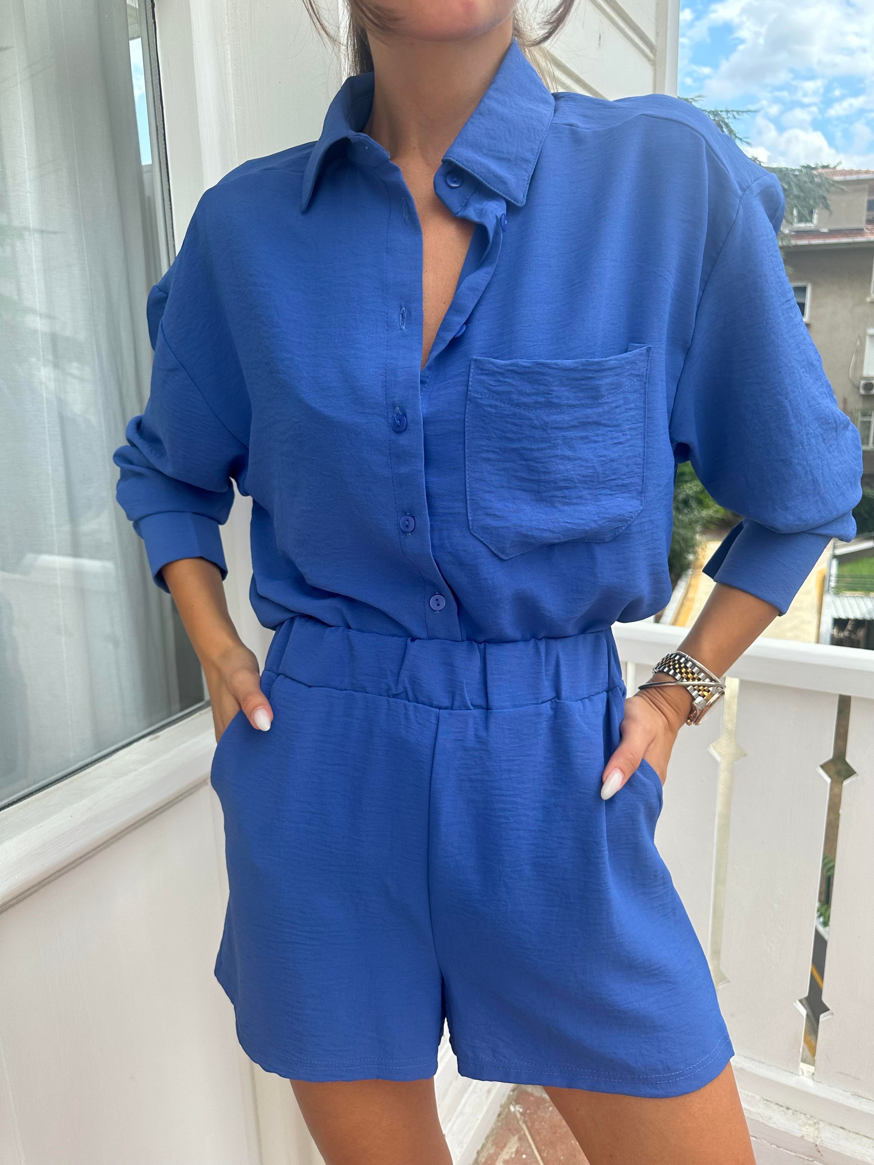 Mavi  Aerobin Kadın Takım