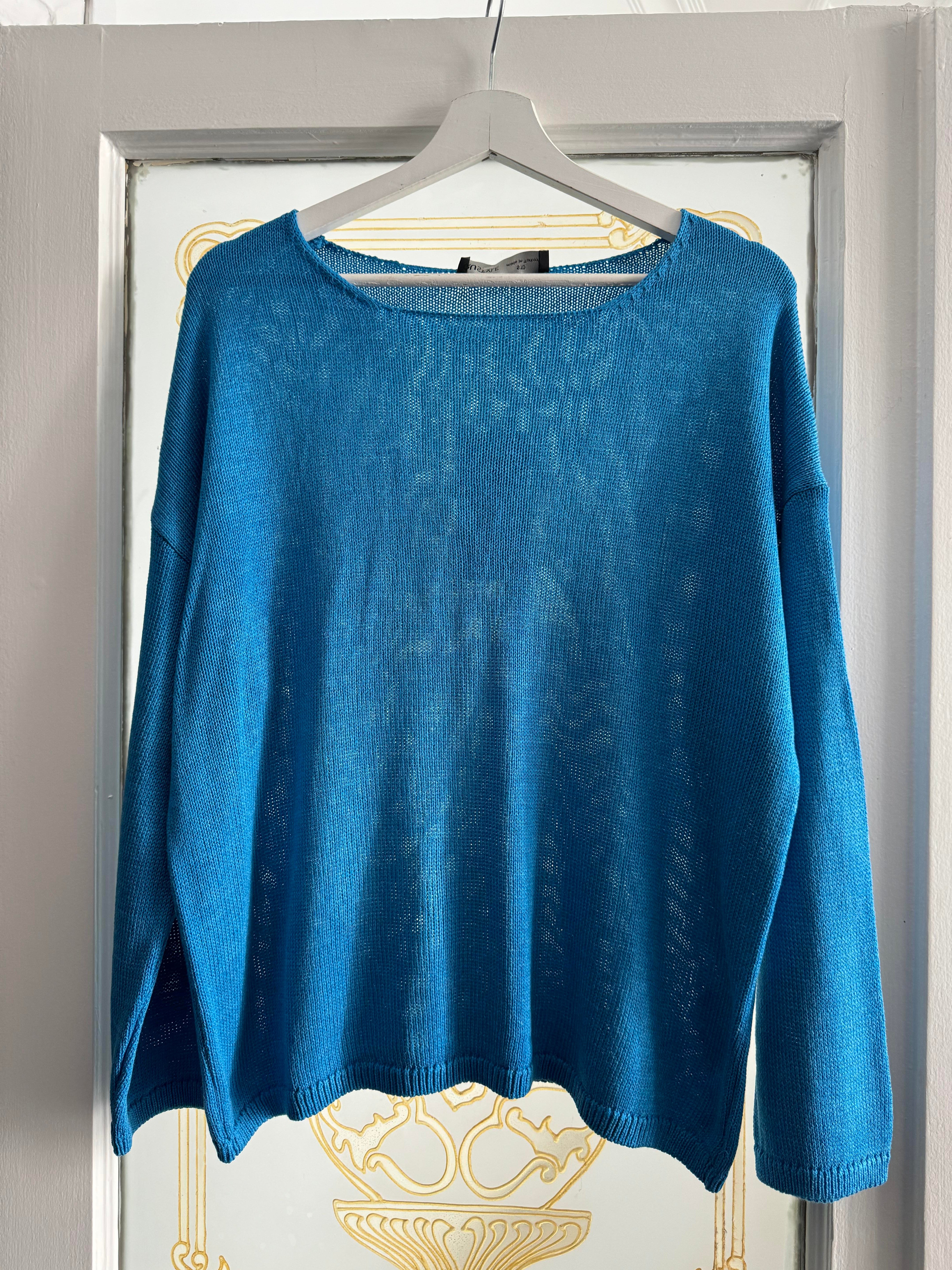 Mavi Merserize Triko