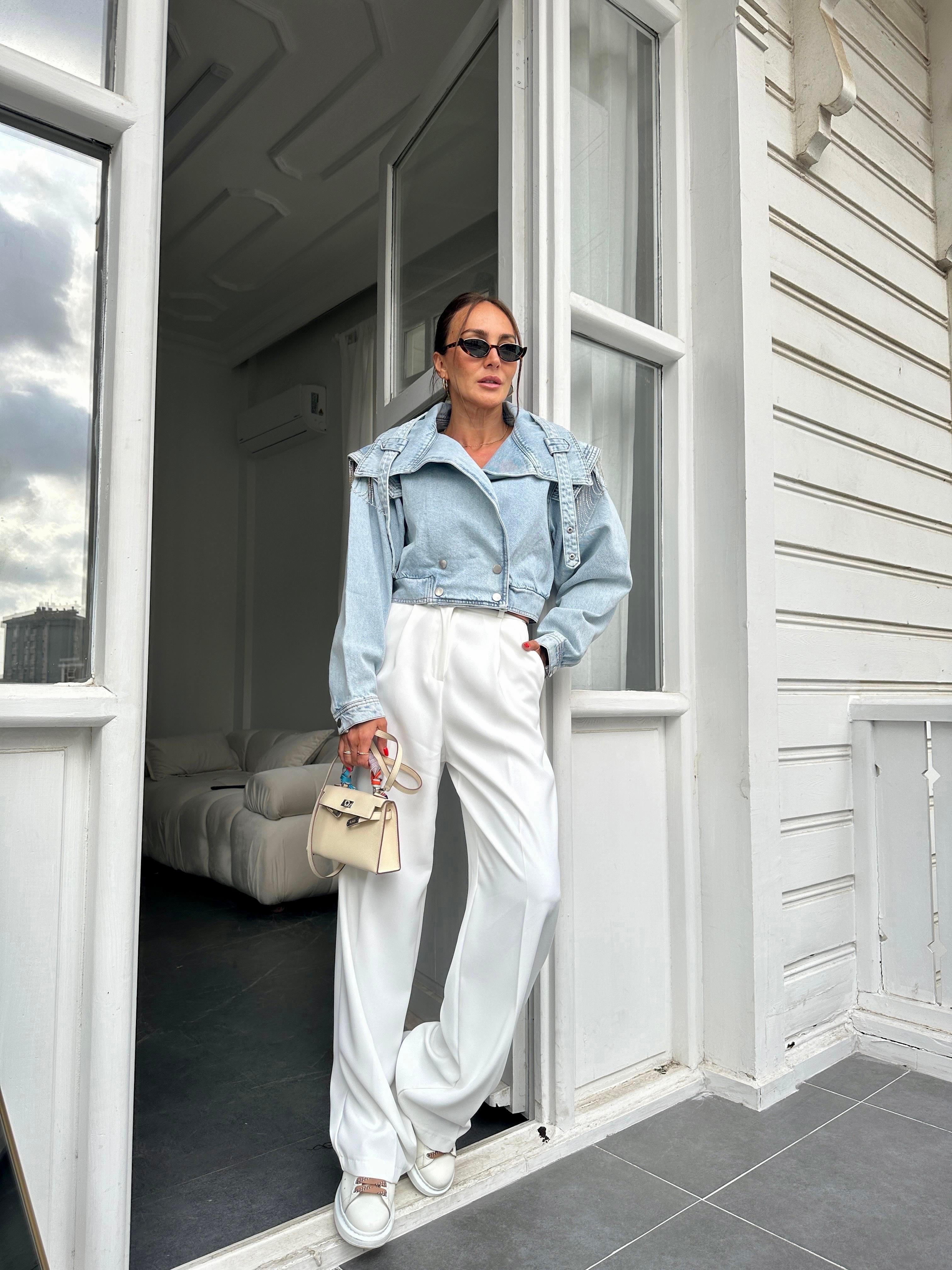 Mavi Oversize Denim Ceket