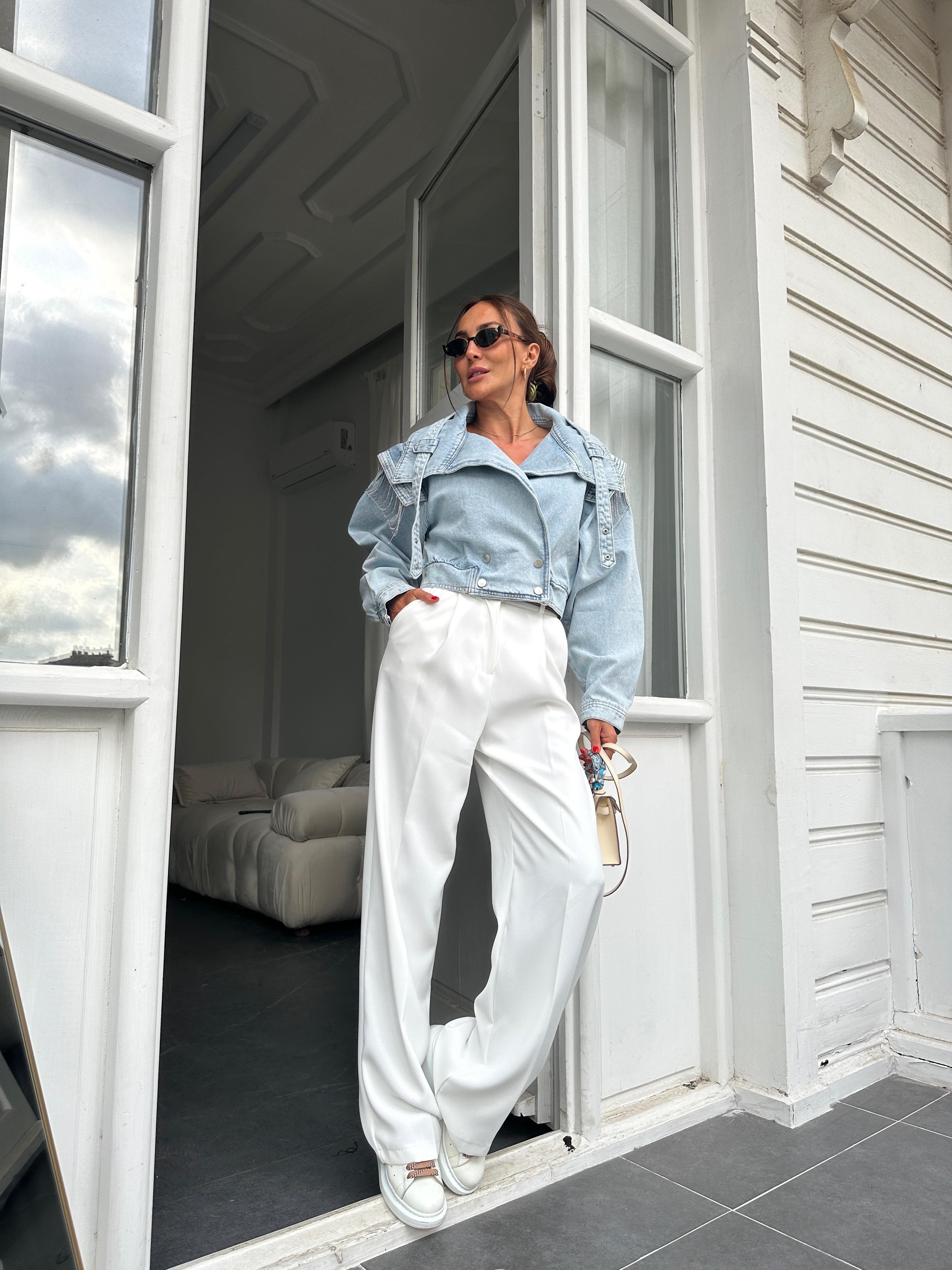 Mavi Oversize Denim Ceket