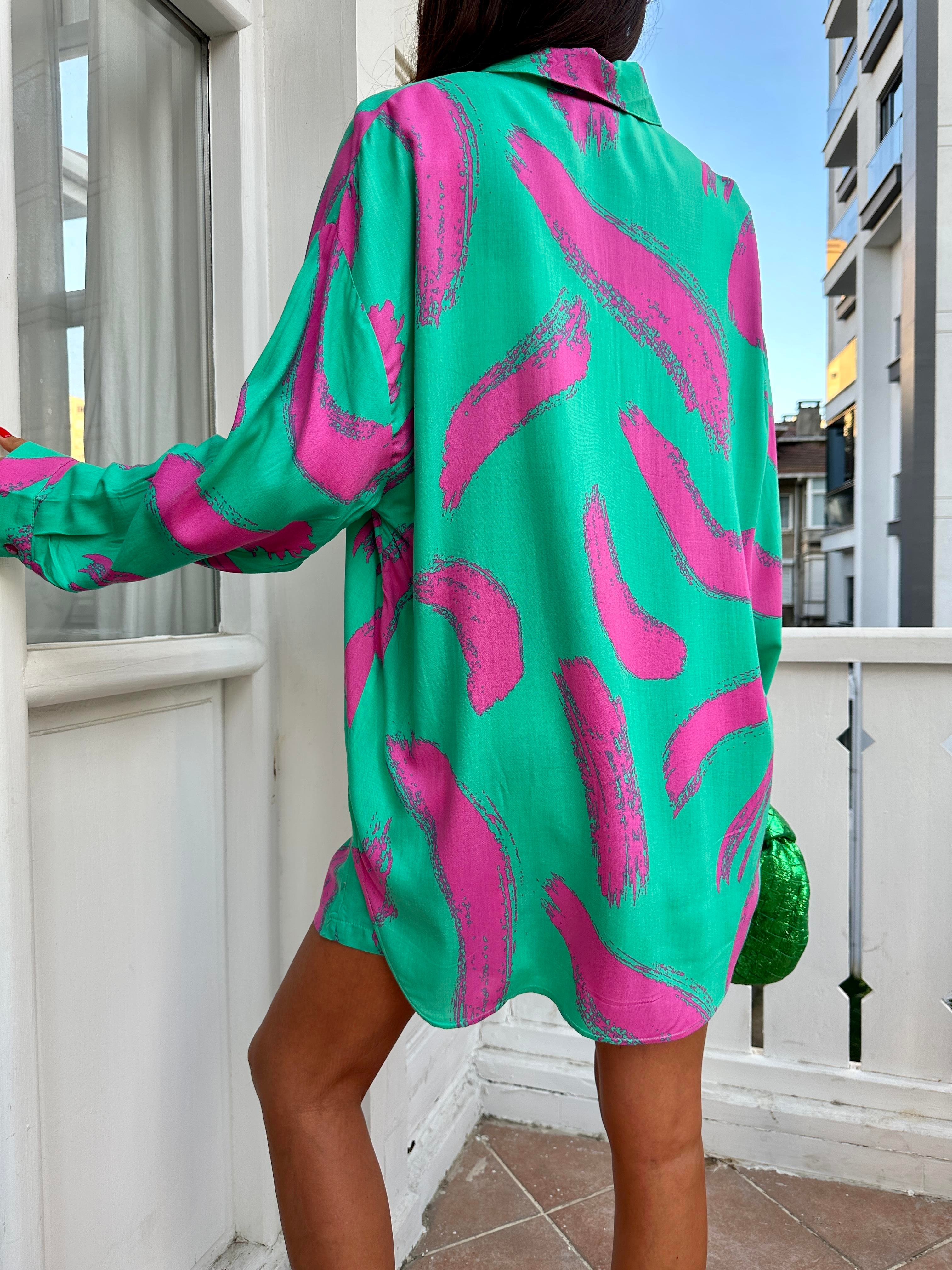 Pembe Şortlu Kadın Takım