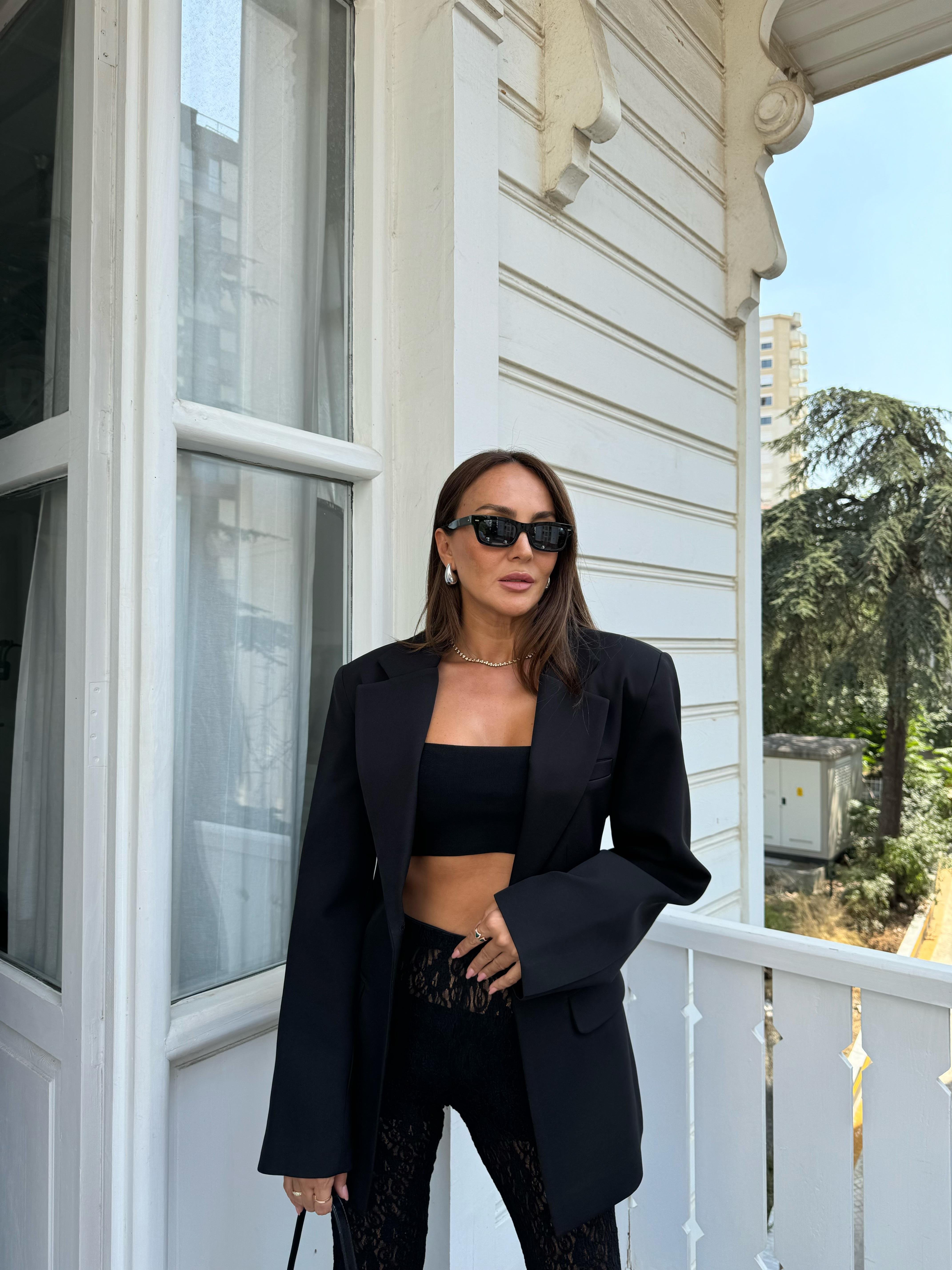 Siyah Blazer Ceket