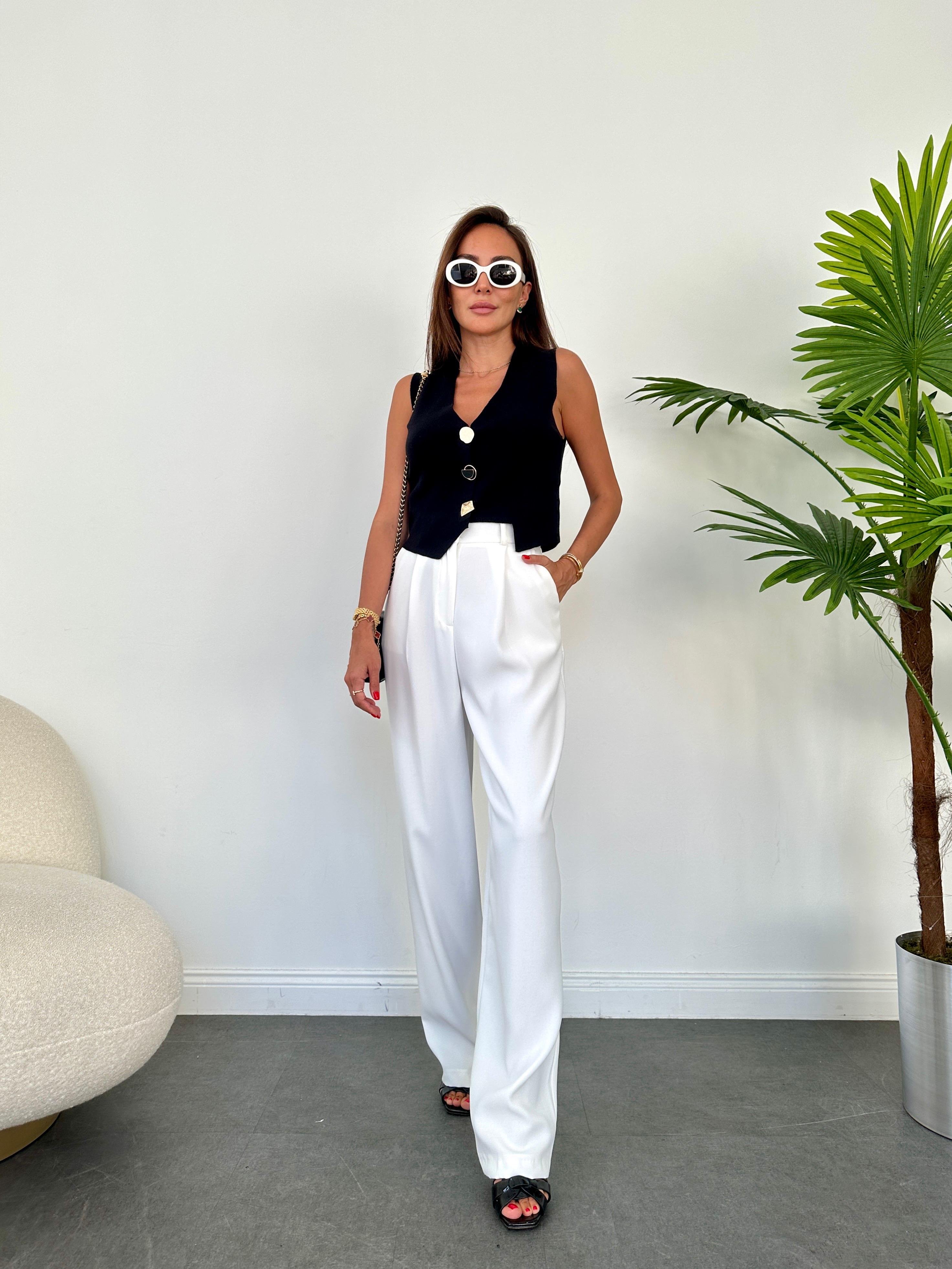 Siyah Çelik Örme Yelek