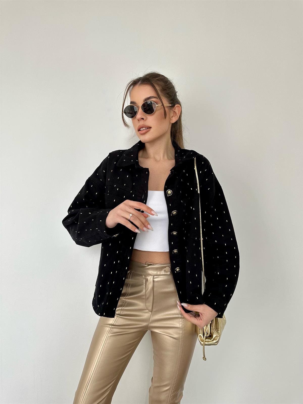 Siyah  Gabardin Ceket