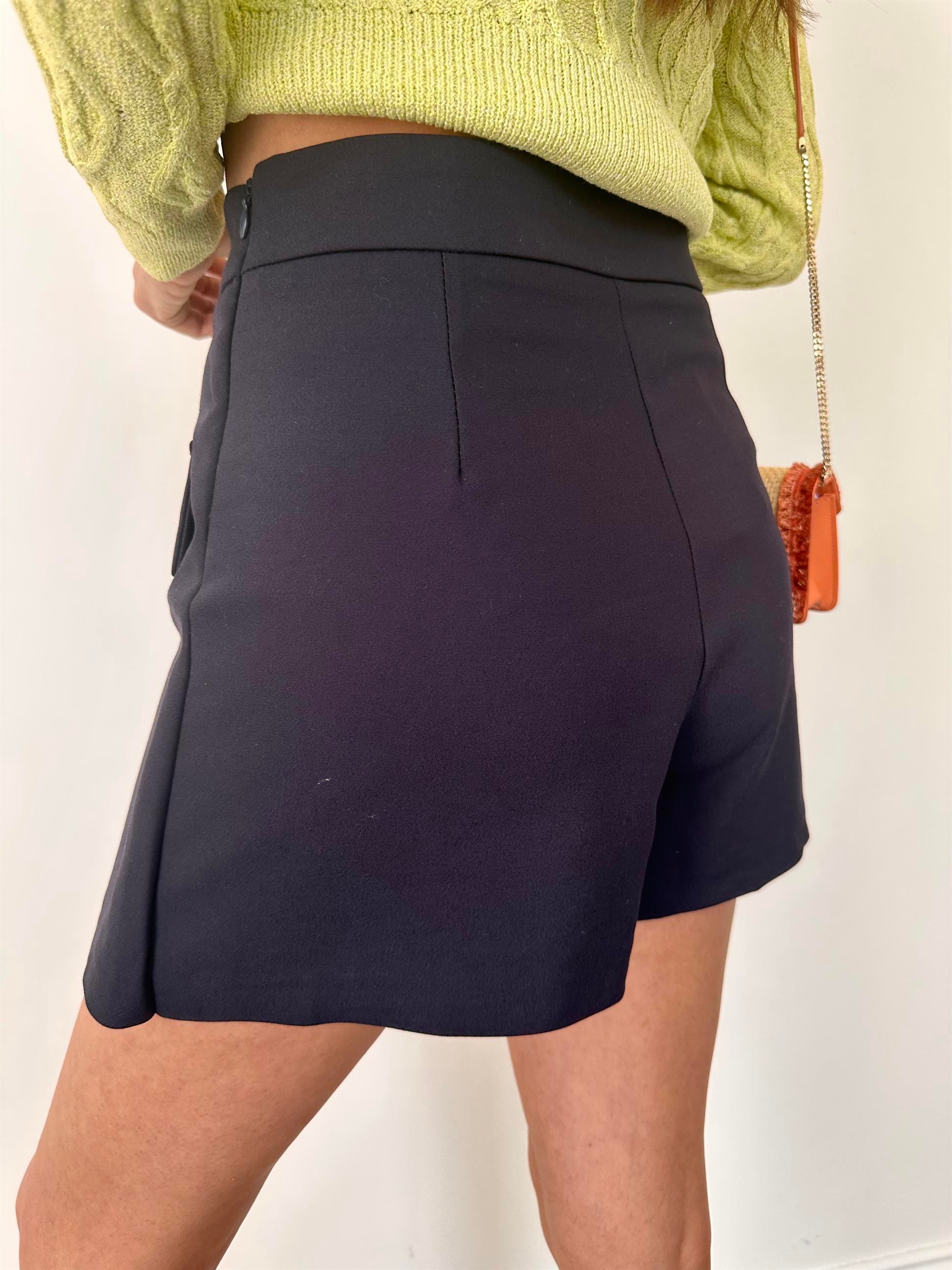 Siyah  Steve Kadın Şort