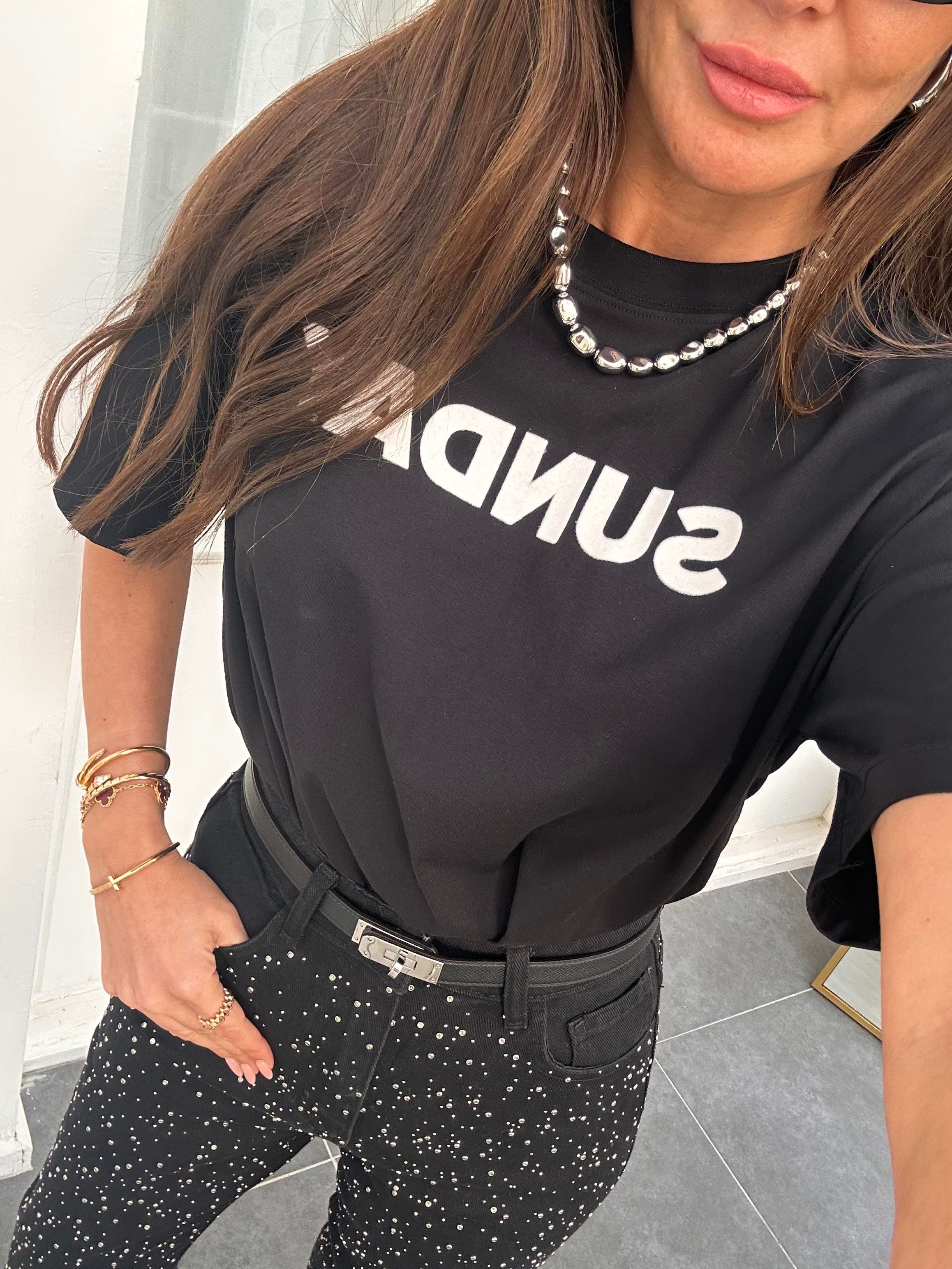 Siyah Sunday Tshirt