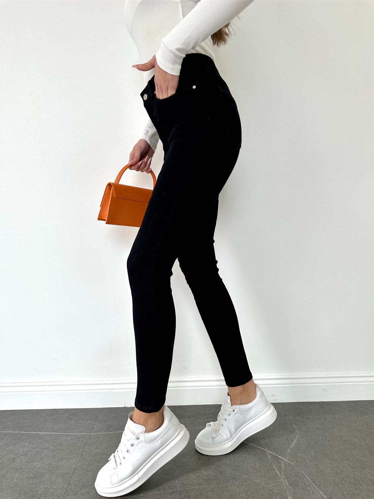 Süper Siyah Skinny Jean