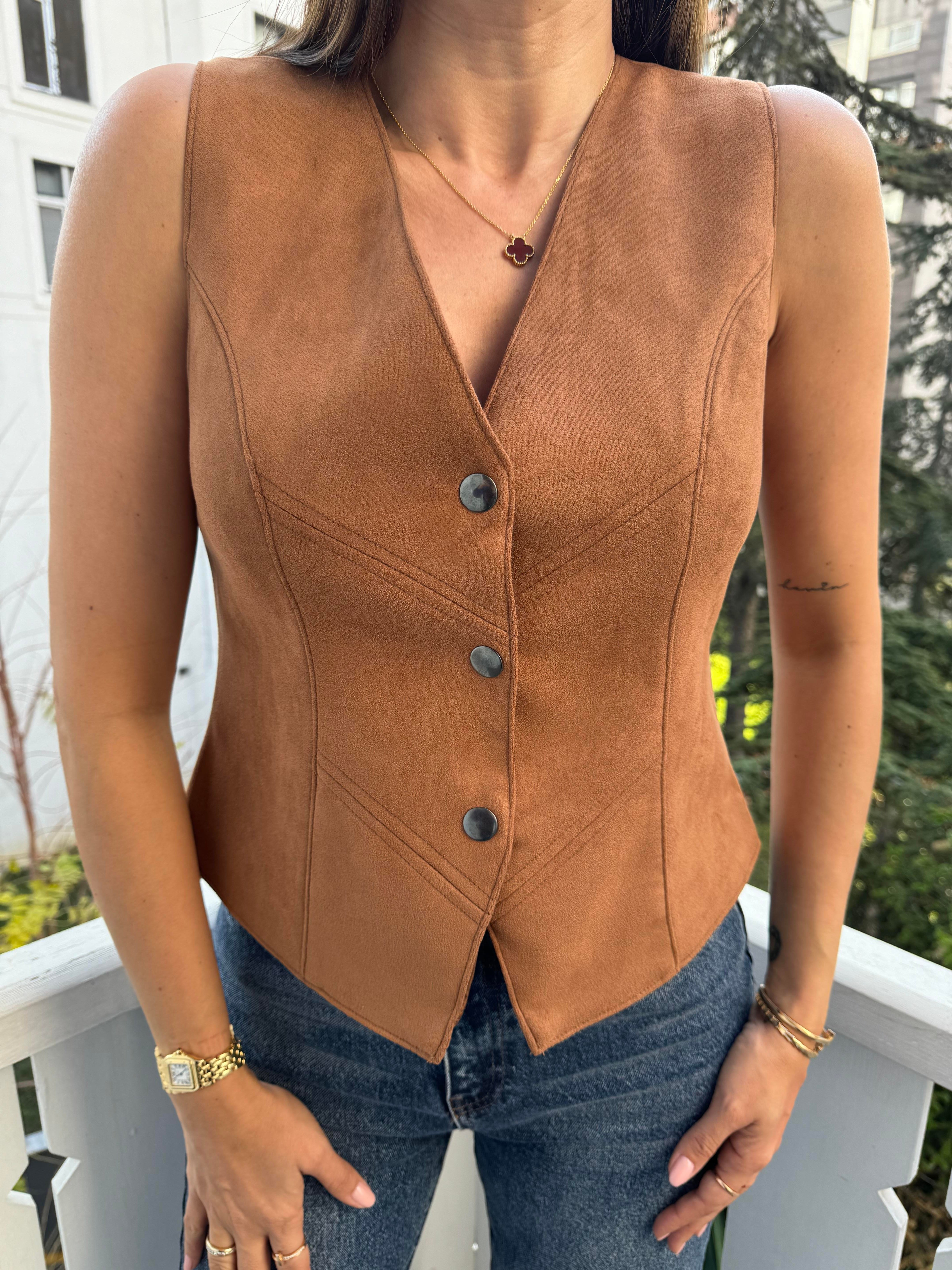 Taba Scuba Süet Yelek