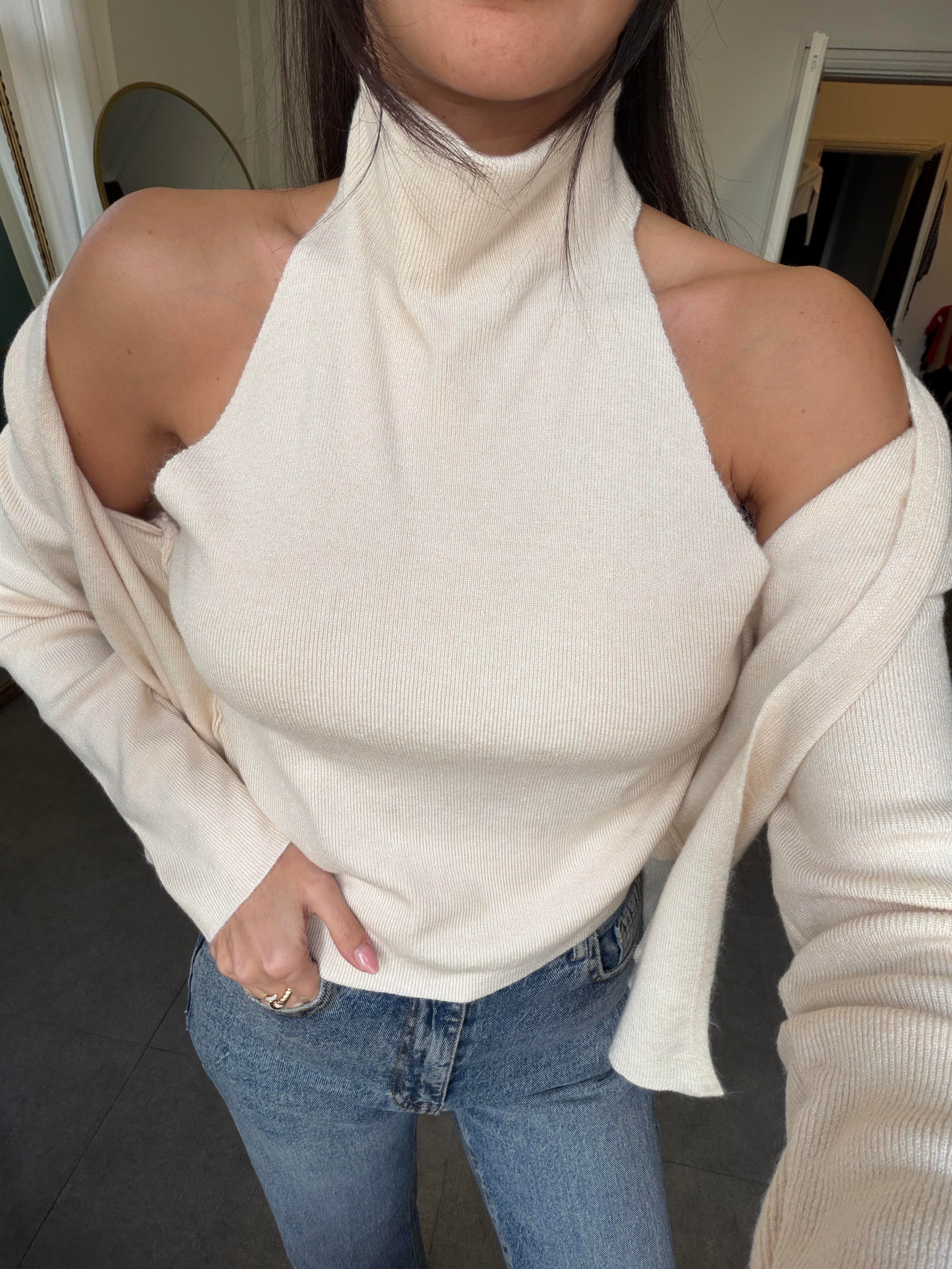 Vanilya Tasarım Bluzlu Hırka