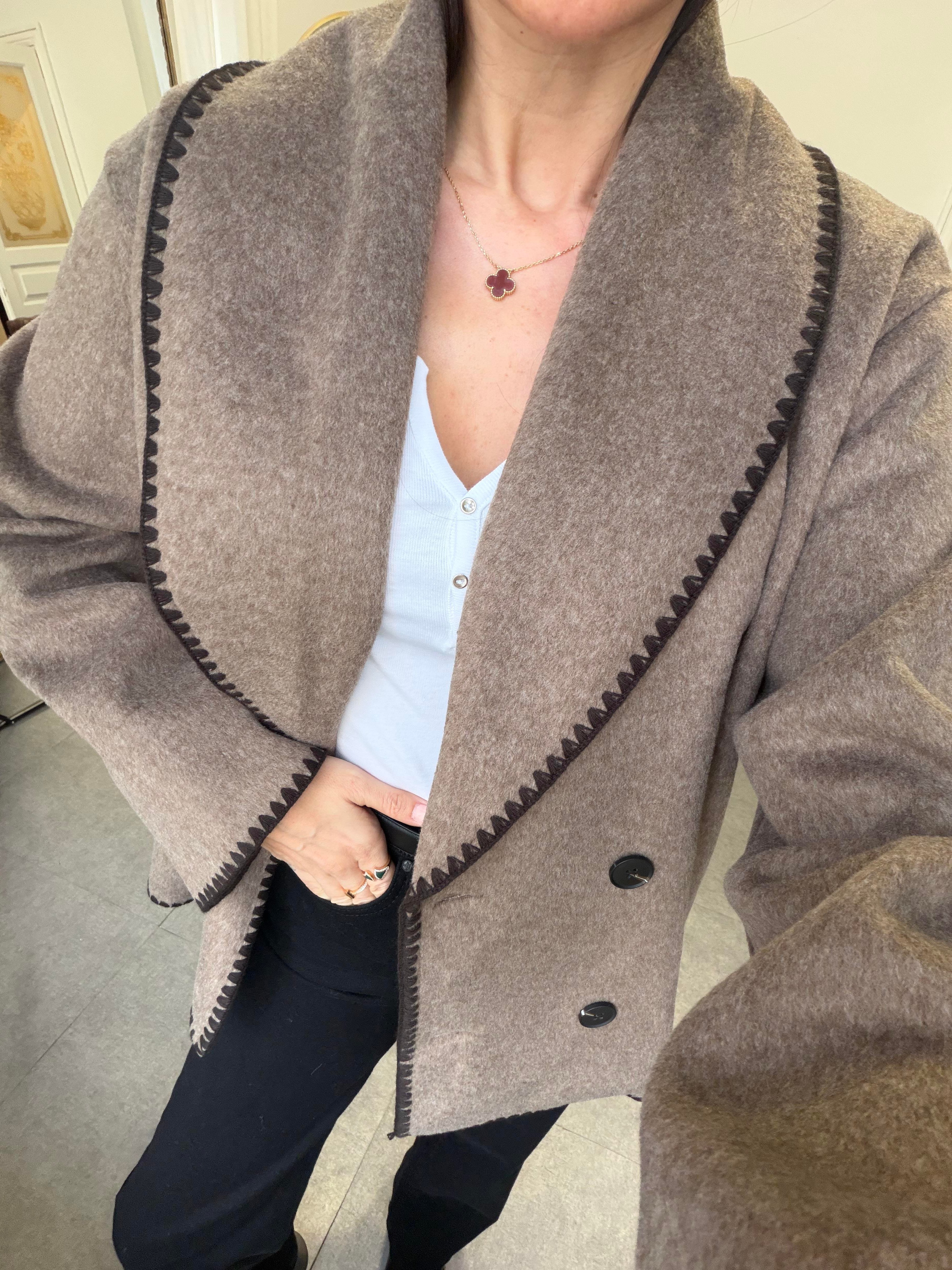 Vizon Dikiş Detaylı Ceket