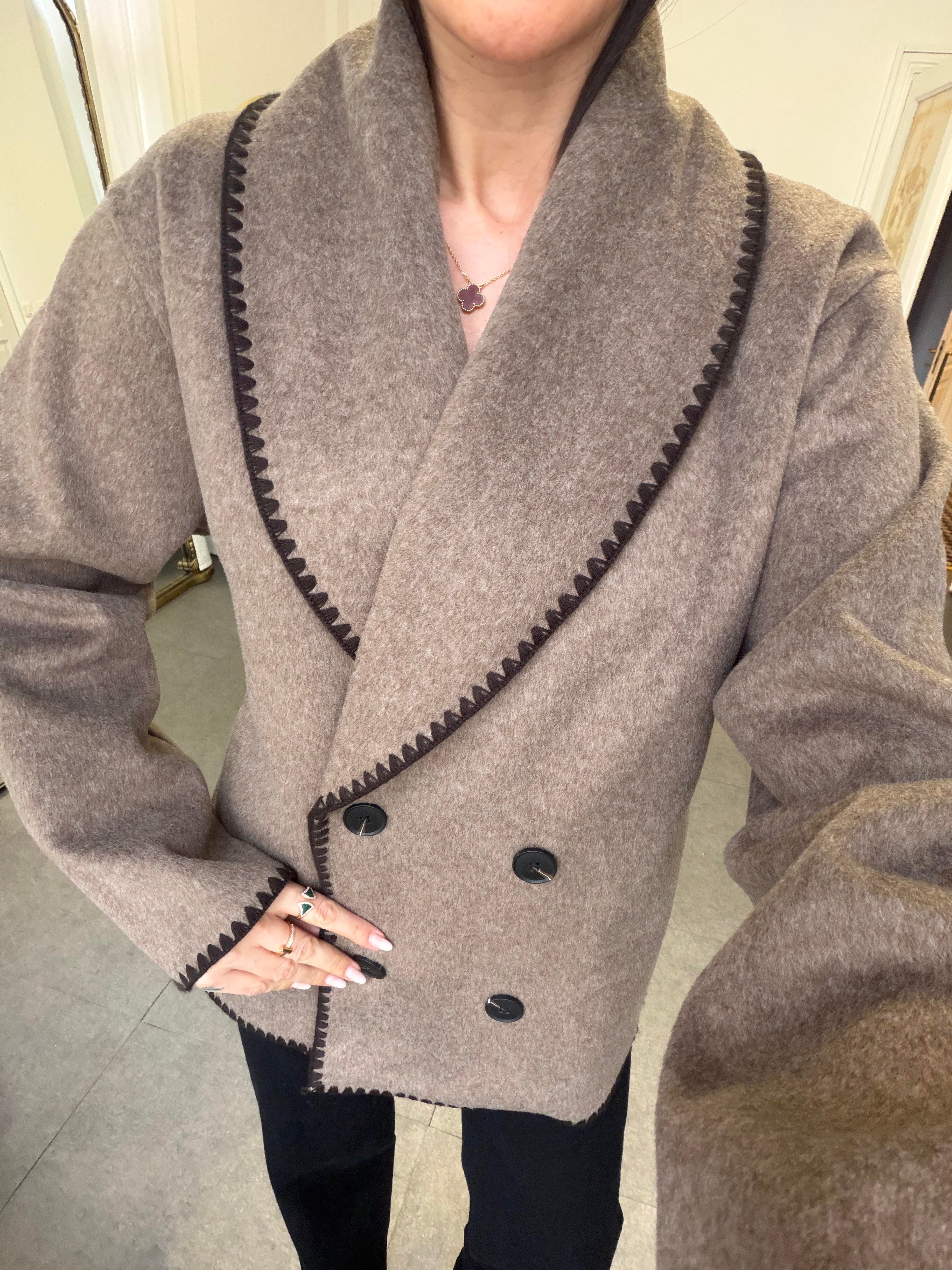 Vizon Dikiş Detaylı Ceket