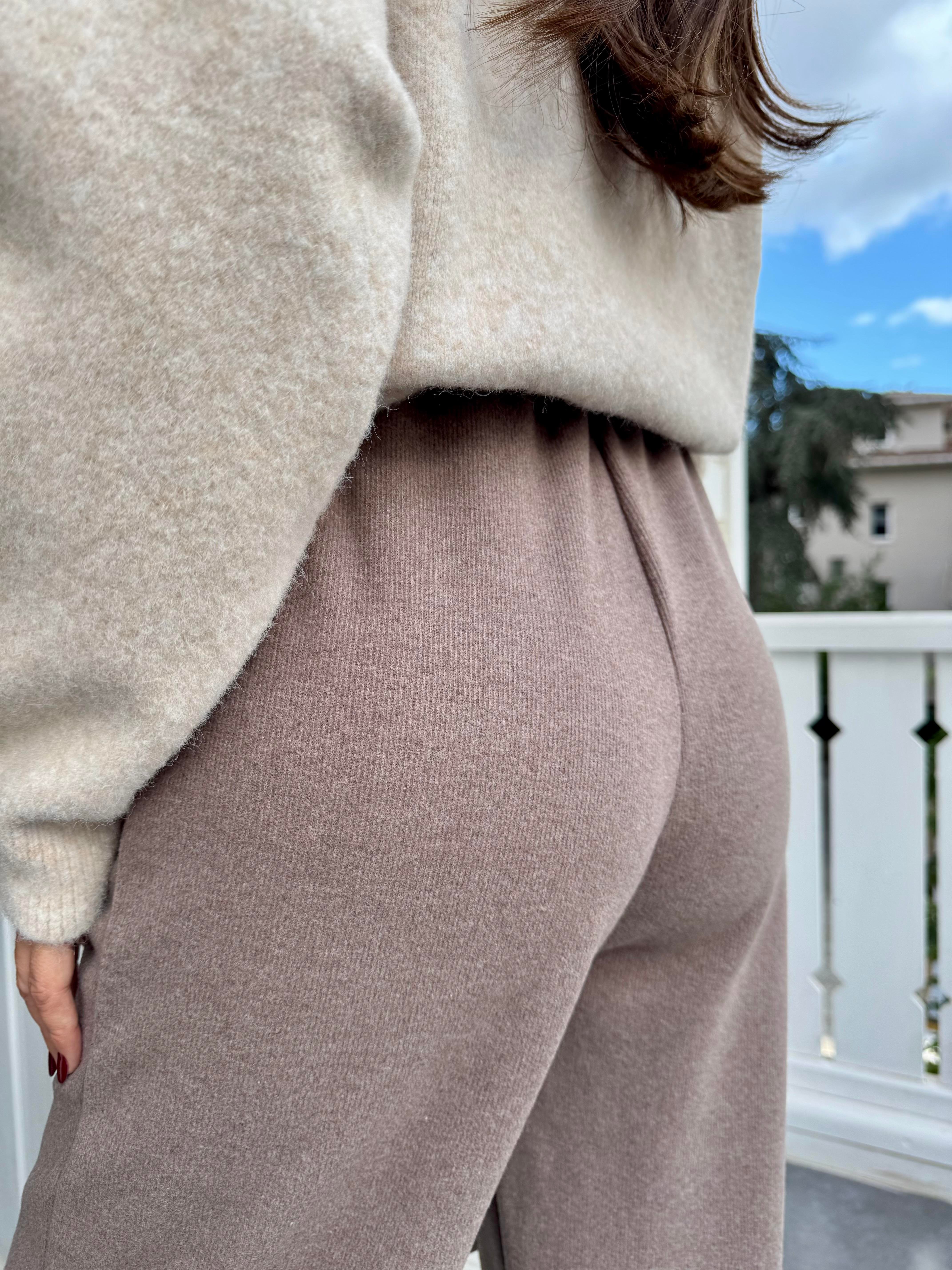 Vizon Soft Doku Bol Paça Pantolon