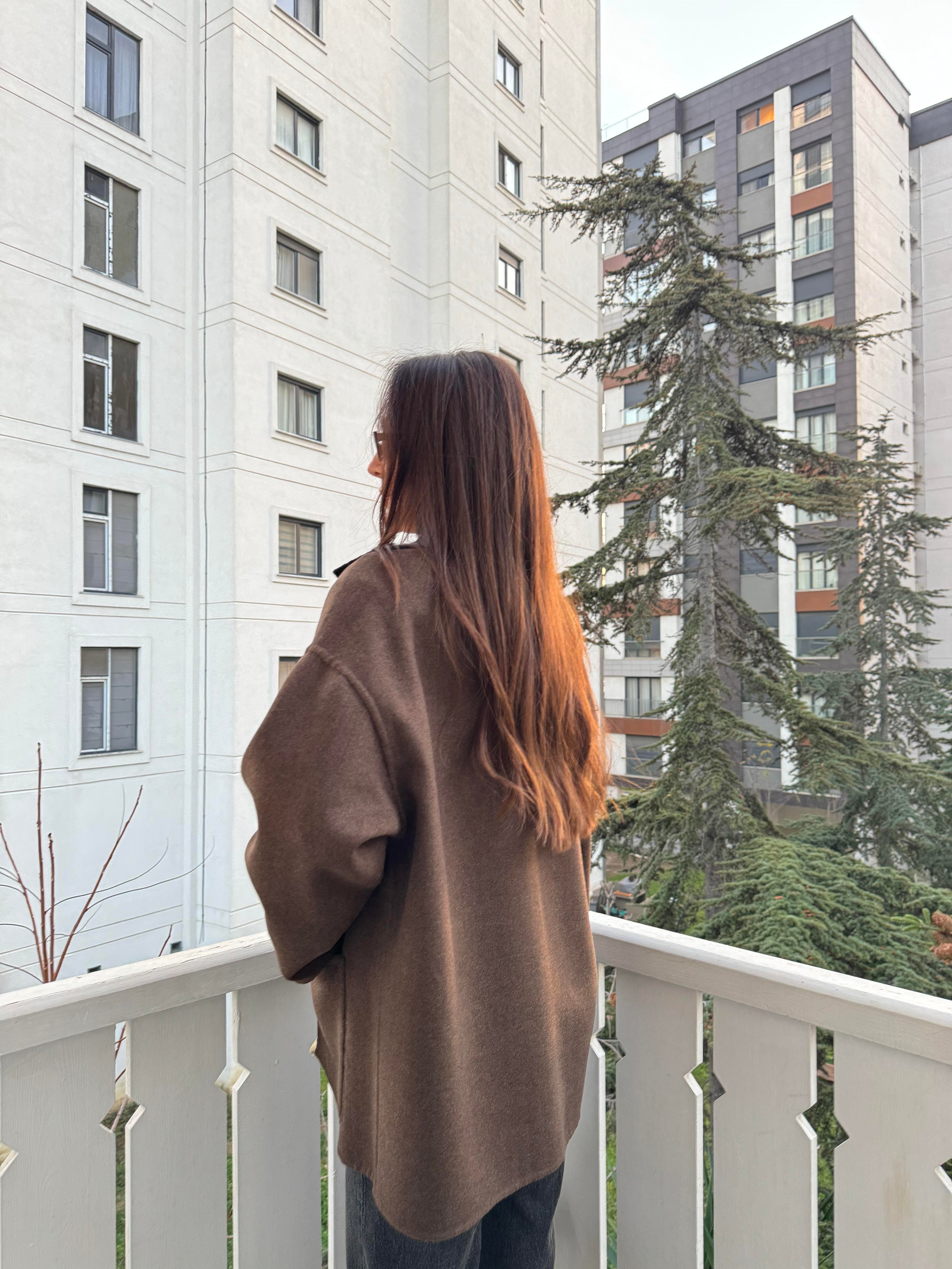 YÜN ÇİFT TARAFLI CEKET