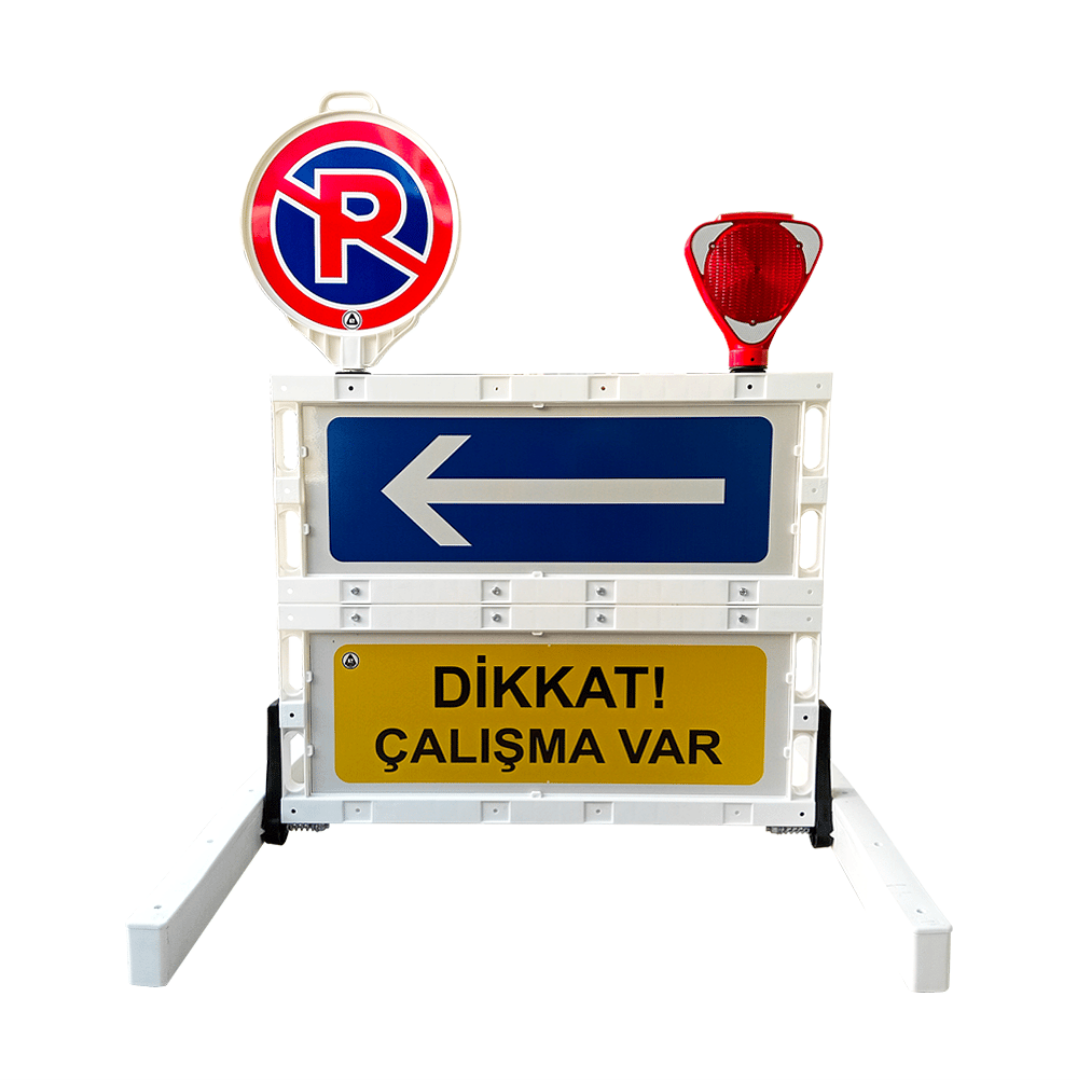 Dubalı Uyarı Levhalı Bariyer 91 Cm X 100 Cm