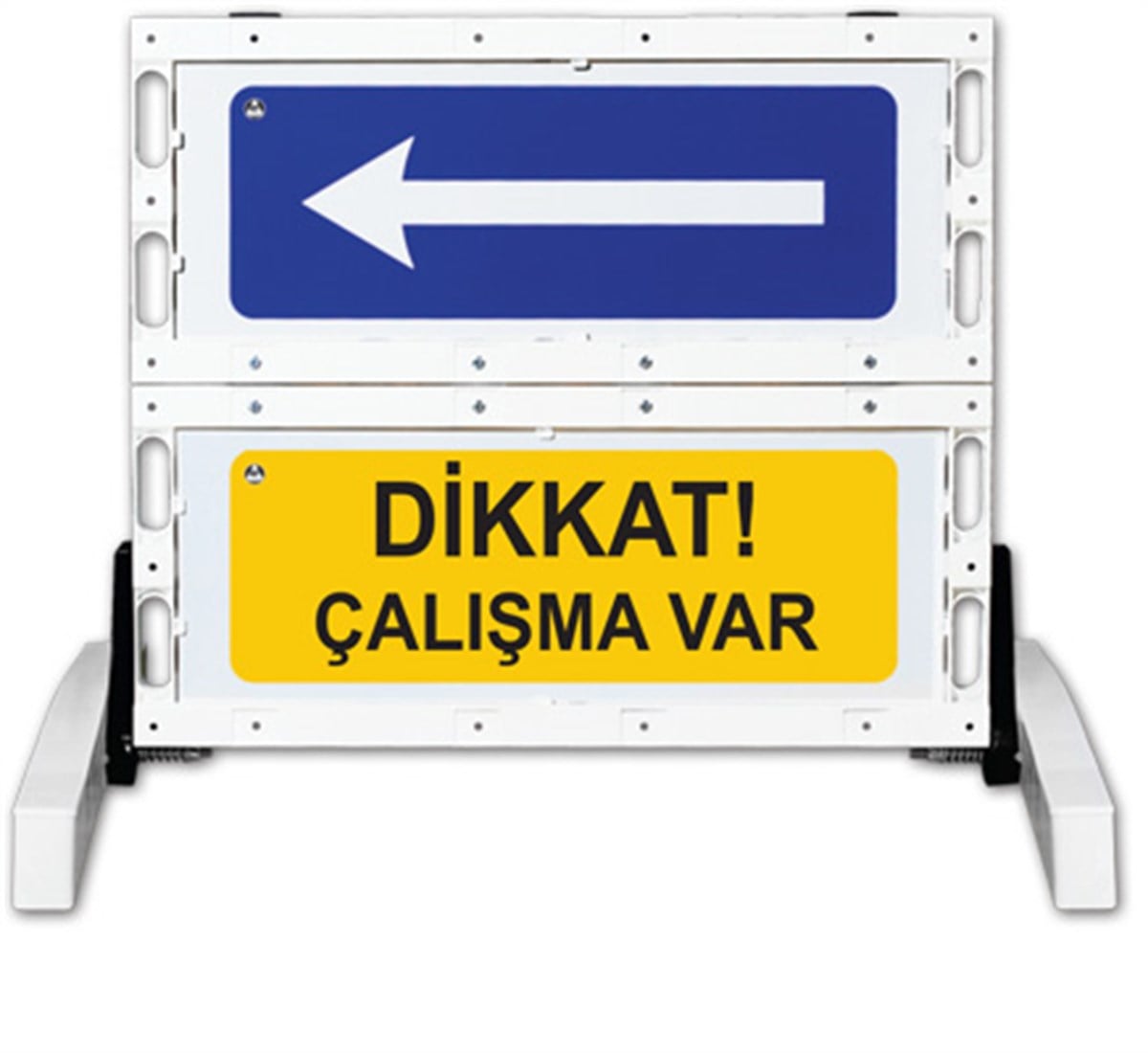 DUBALI UYARI LEVHALI BARİYER 91 CM X 100 CM