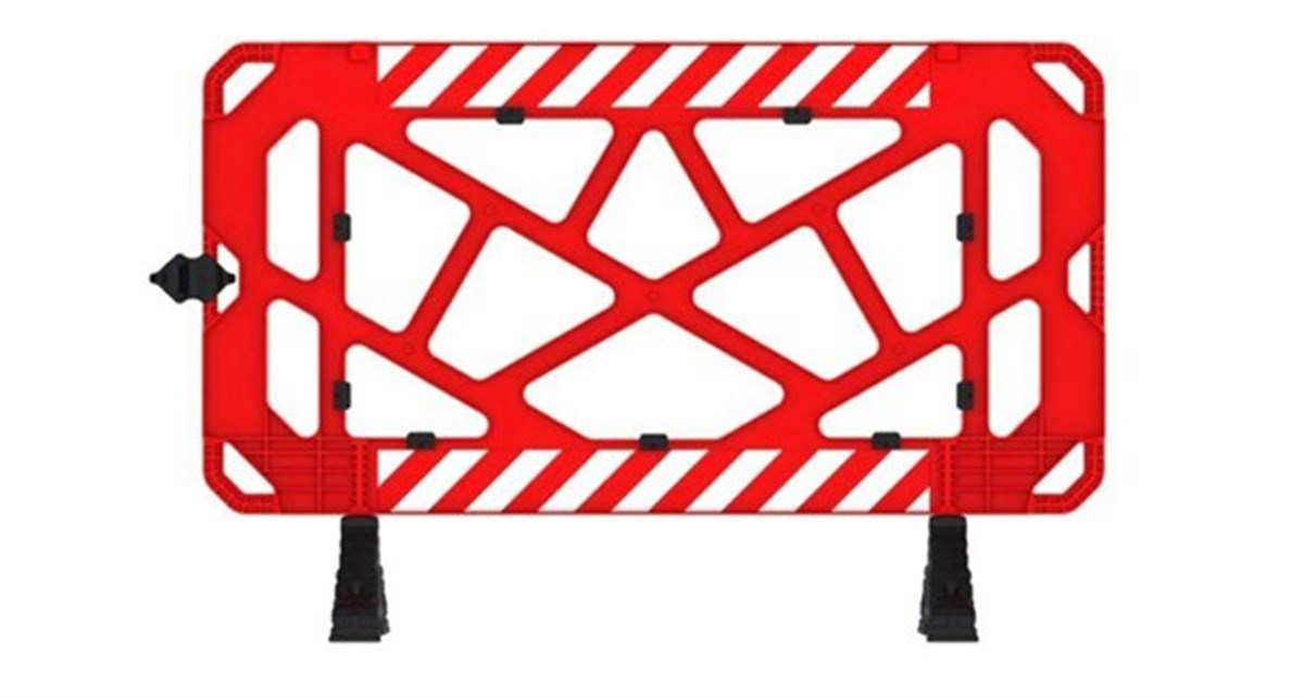 GÜVENLİK BARİYERİ 100 CM X 150 CM X 50 CM ( PANEL BARİYER )