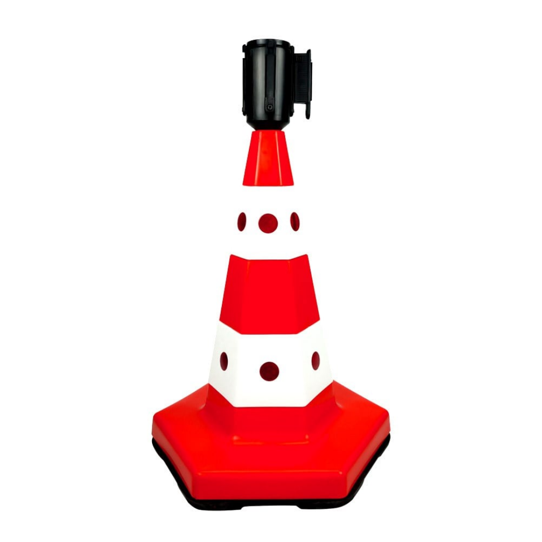 Kedi Gözlü Trafik Konisi 52 Cm