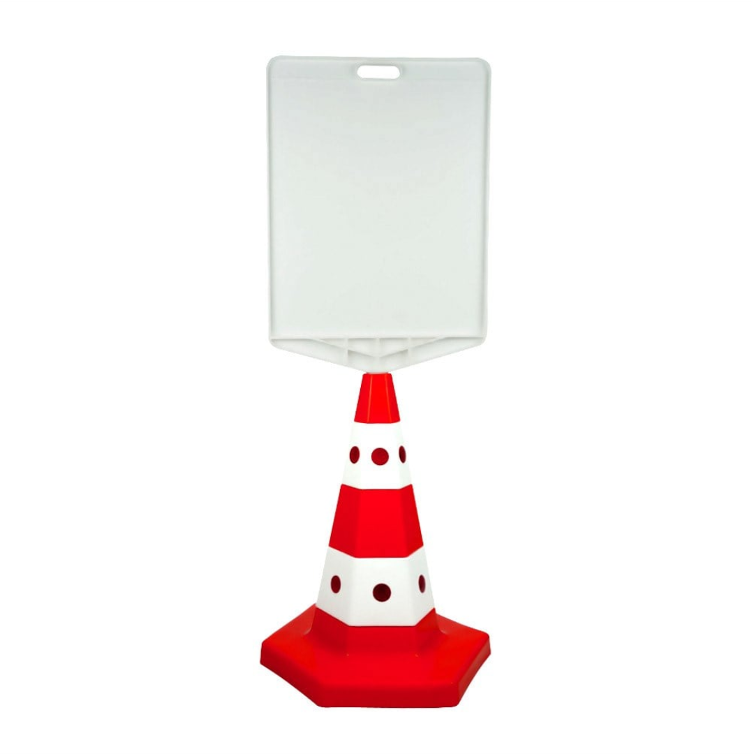 Klasik Kedi Gözlü Trafik Konisi 50 Cm Trafik Dubası