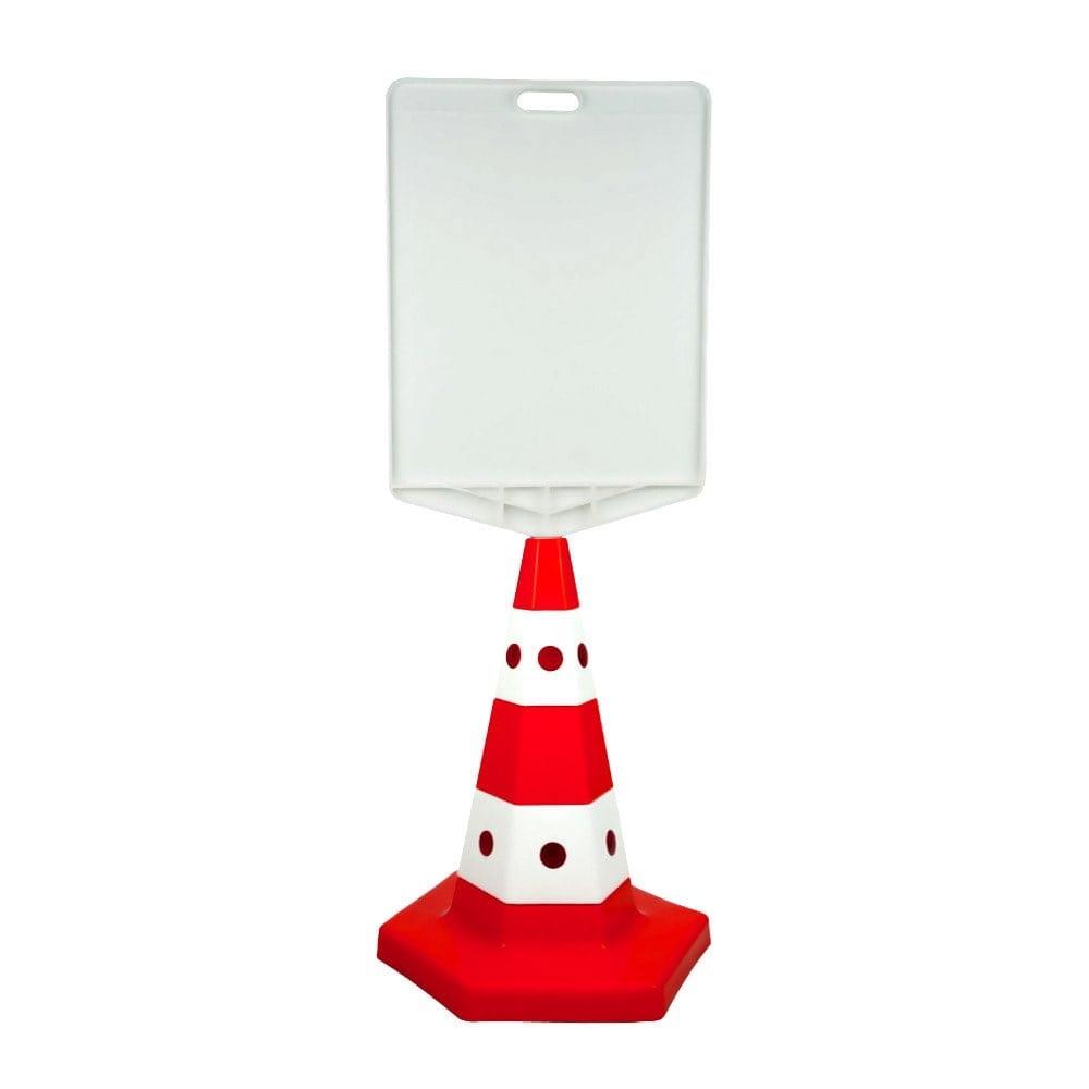 Klasik Kedi Gözlü Trafik Konisi 50 cm Trafik Dubası