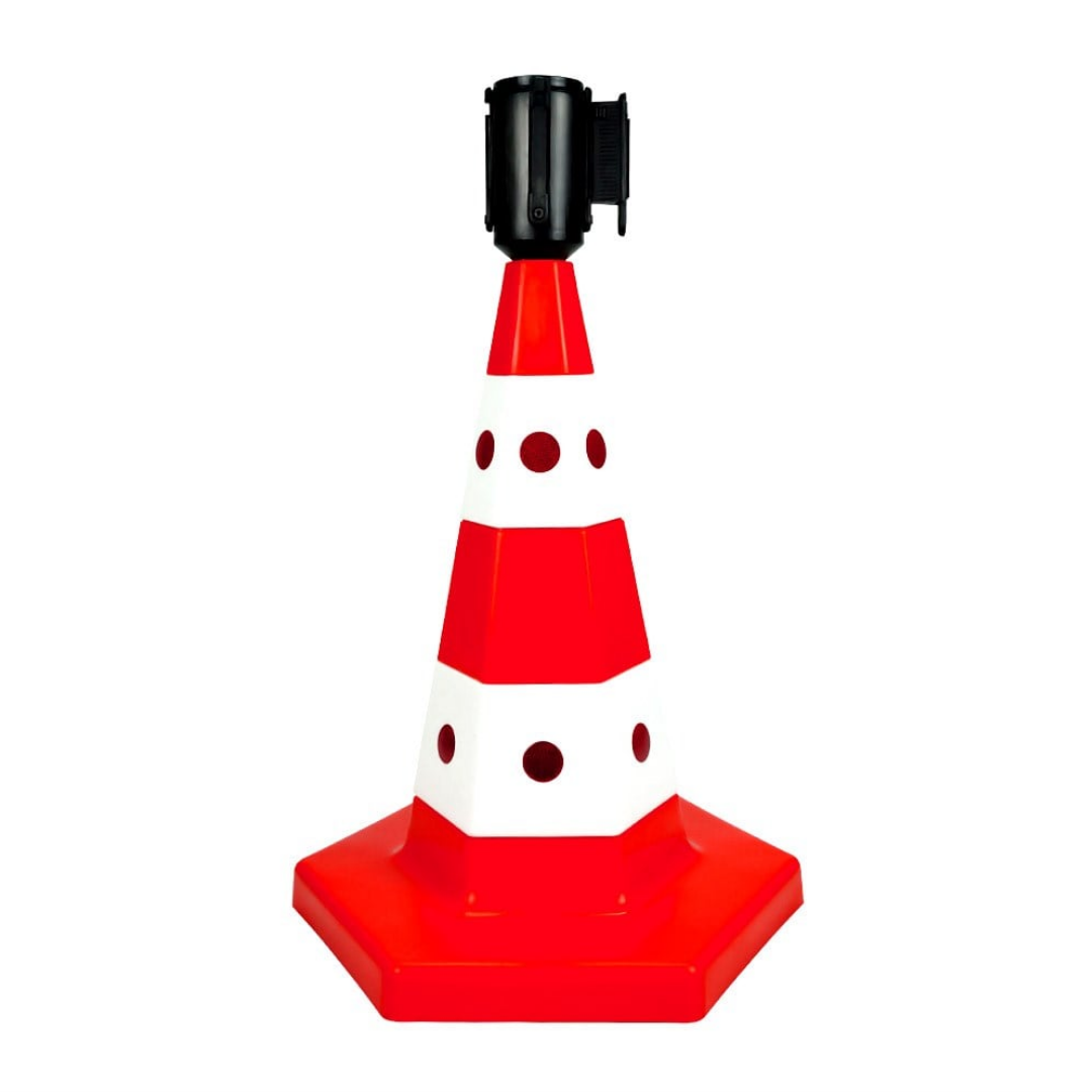 Klasik Kedi Gözlü Trafik Konisi 50 Cm Trafik Dubası