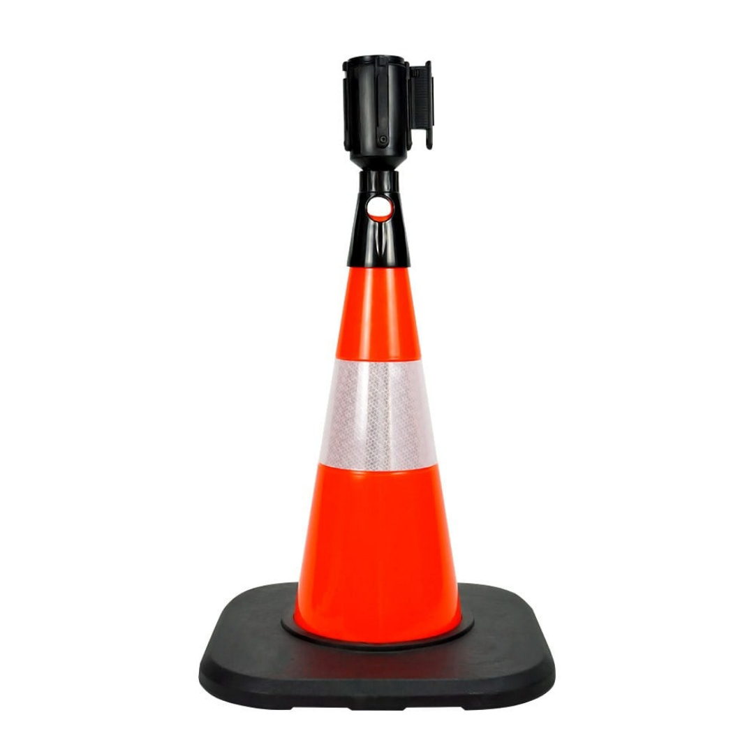 Pvc Trafik Konisi 50 Cm Reflektifli Ağırlıklı Trafik Dubası