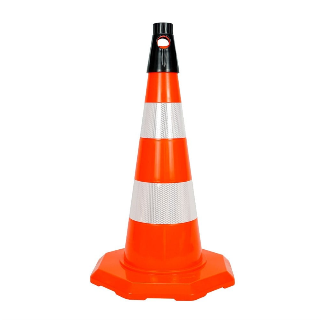 Pvc Trafik Konisi 52 Cm Çift Reflektifli Trafik Dubası