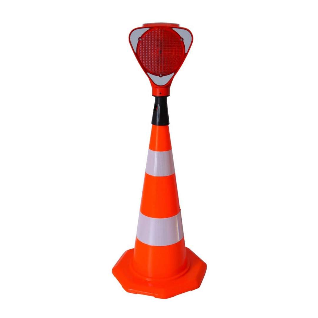 Pvc Trafik Konisi 70 Cm Çift Reflektifli Trafik Dubası