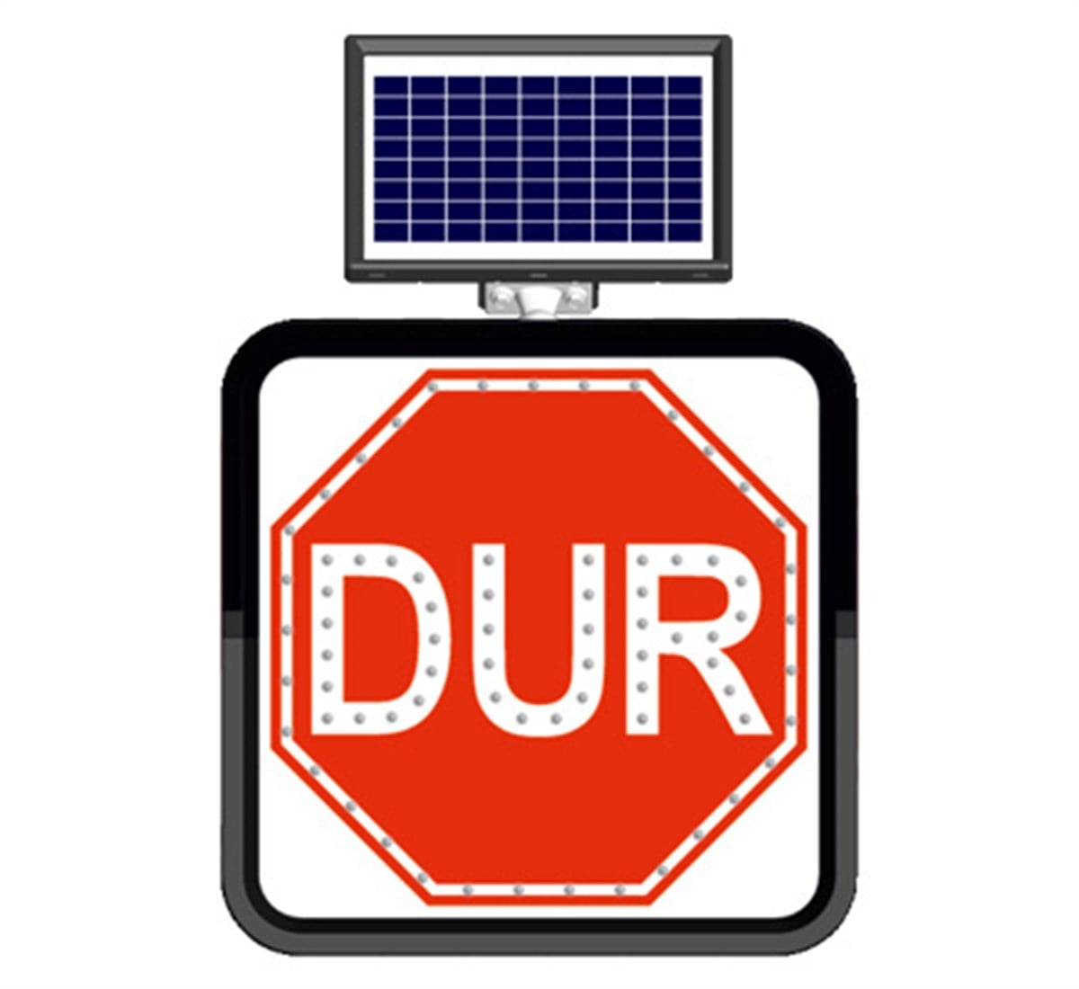 SOLAR LEDLİ STOP LEVHASI