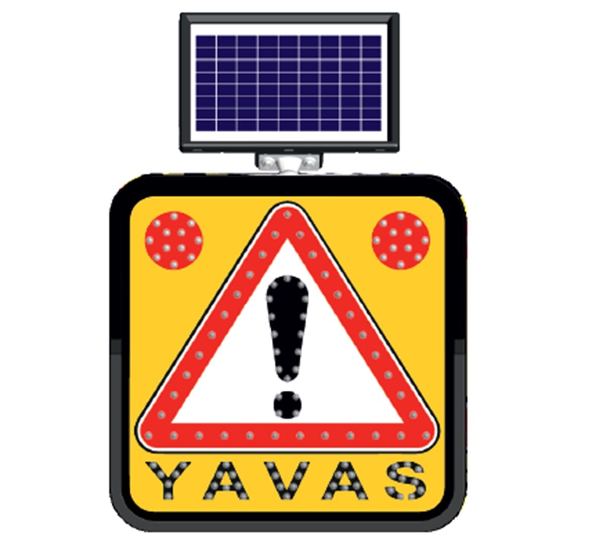 SOLAR LEDLİ YAVAŞ LEVHASI