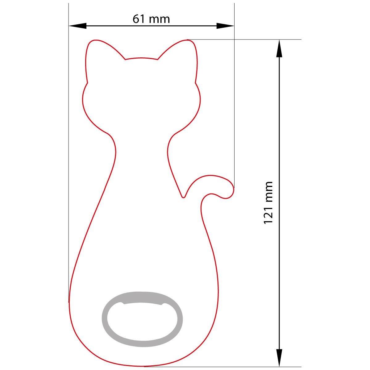 Kedi Magnet Şişe Açacağı - 100 Adet