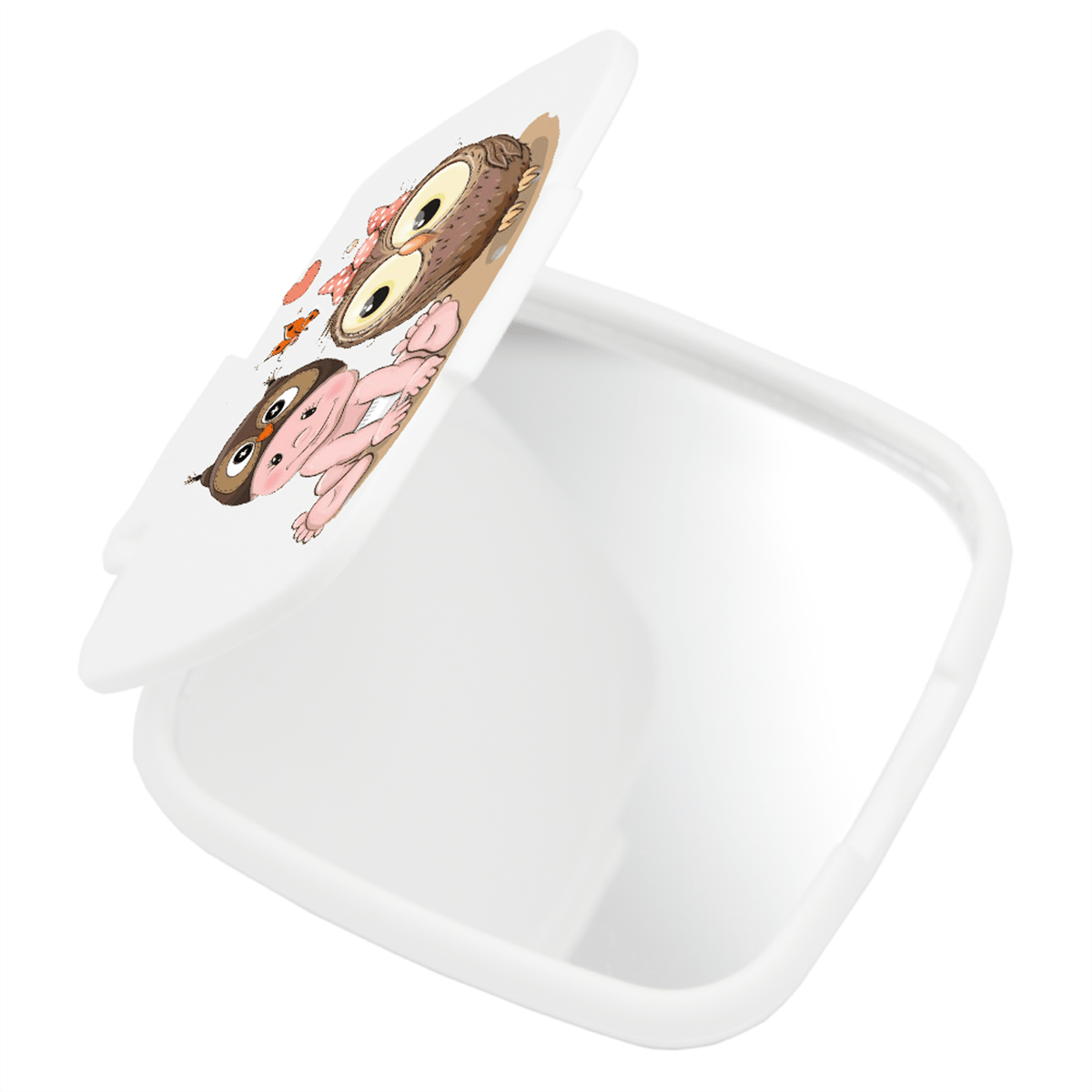 Kare Ayna Beyaz - 100 Adet