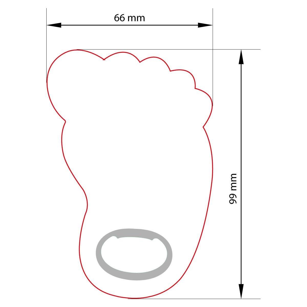 Ayak Magnet Şişe Açacağı - 100 Adet