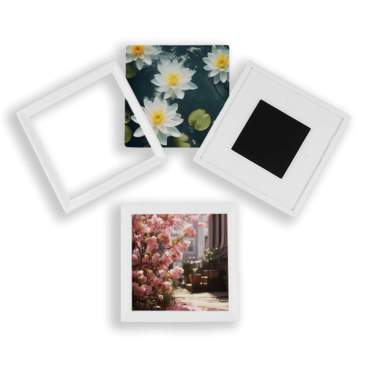 Kare Magnet Çerçeve 60x60 mm - 100 Adet
