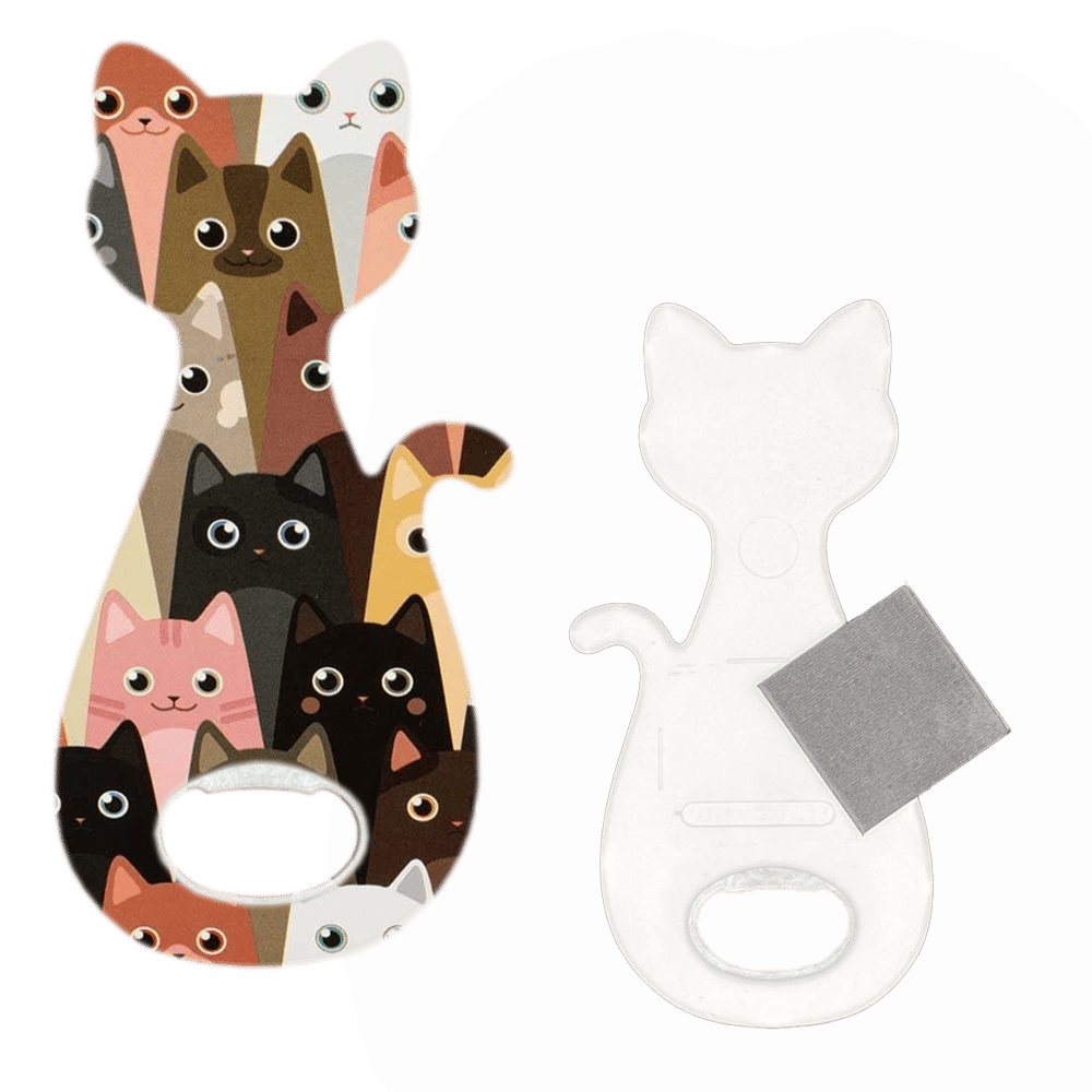 Kedi Magnet Şişe Açacağı - 100 Adet