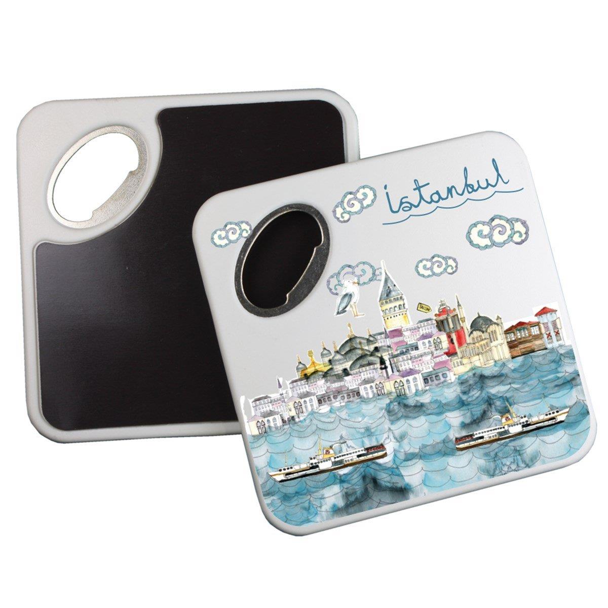 Bardak Altlığı Kare Magnet Şişe Açacağı - 125 Adet