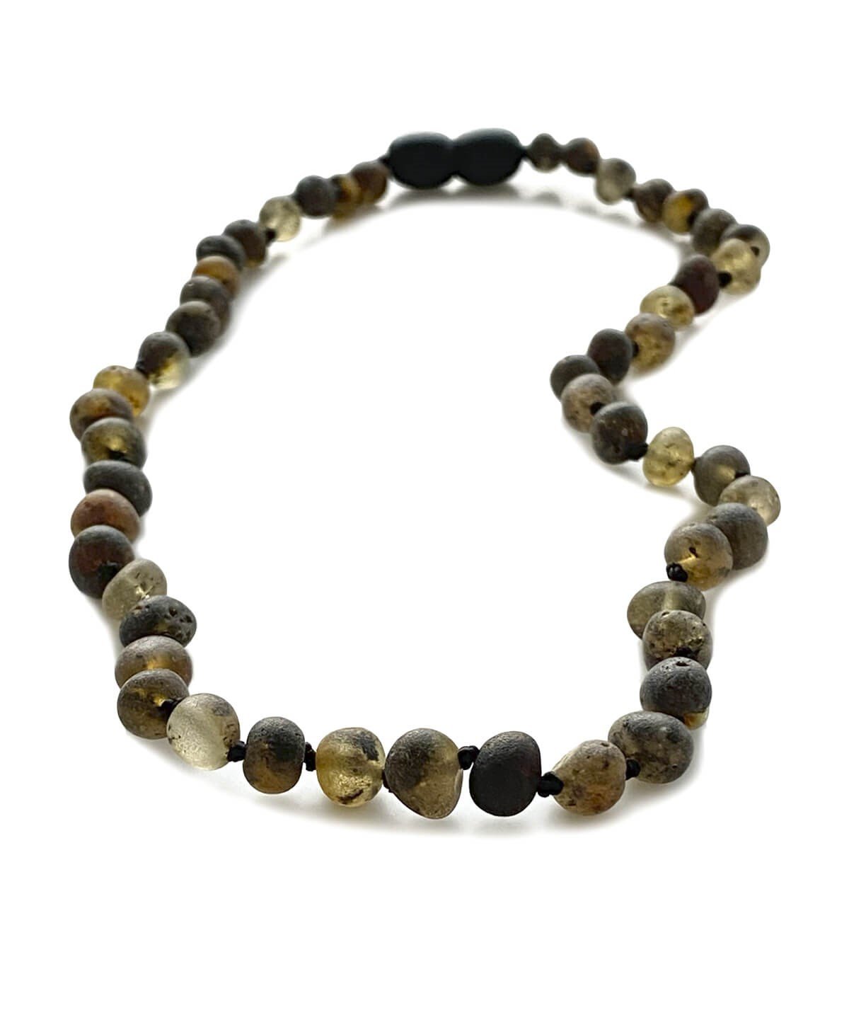 Mat Yeşil Kehribar Kolye