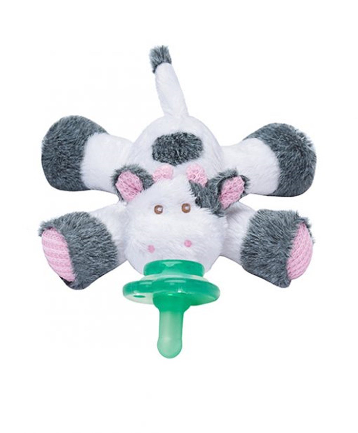 Nookums Çıkarılabilir Emzikli Uyku Dostu – Cutsie İnek (Buddies)