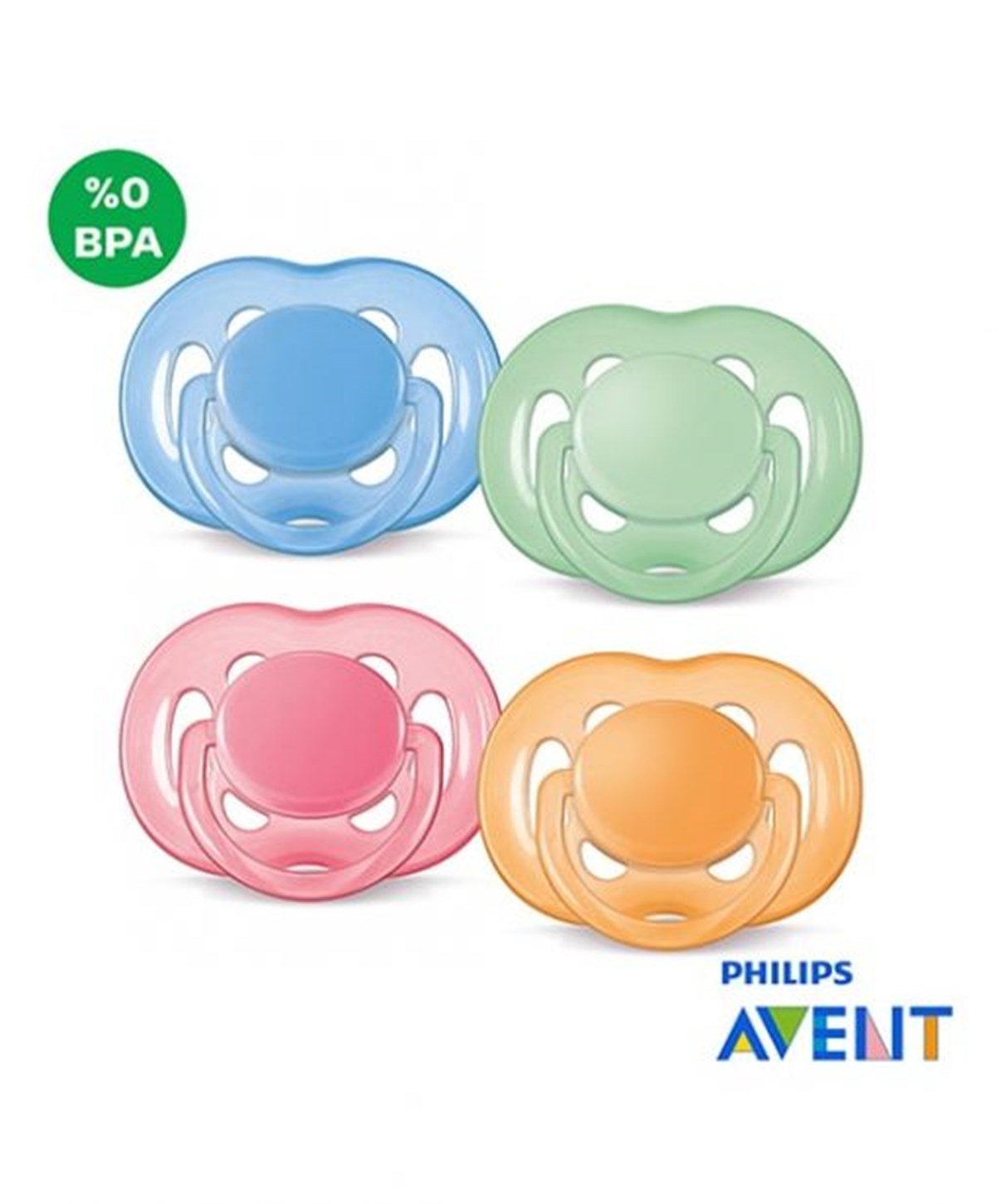 Philips Avent 0% BPA Free Flow Yalancı emzik 6-18 ay – Renkli TEKLİ