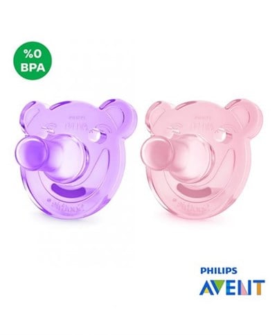 Philips Avent Soothie Yalancı Emzik 3+ ay Kız 2'li