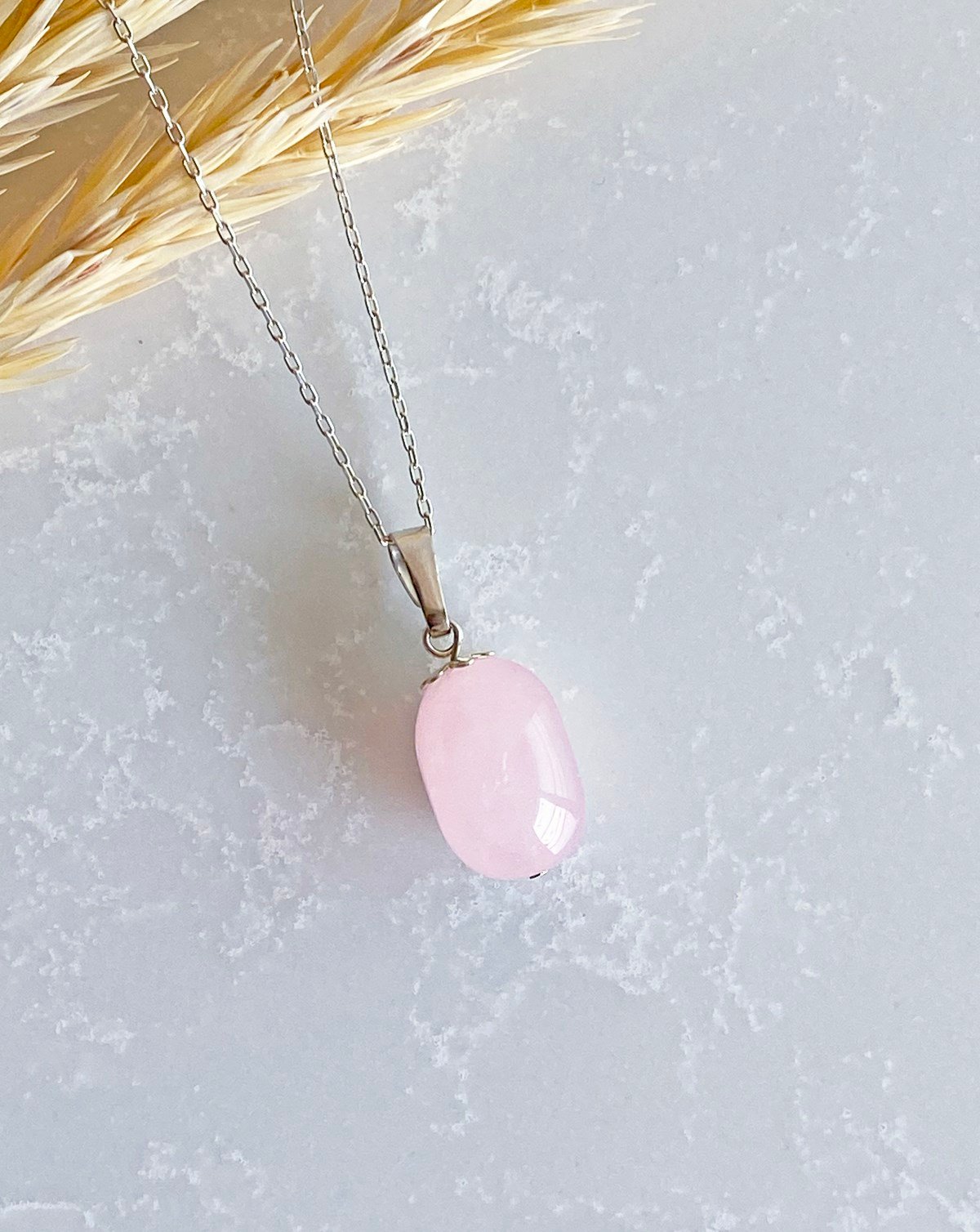 Silindir Kuvars Kolye