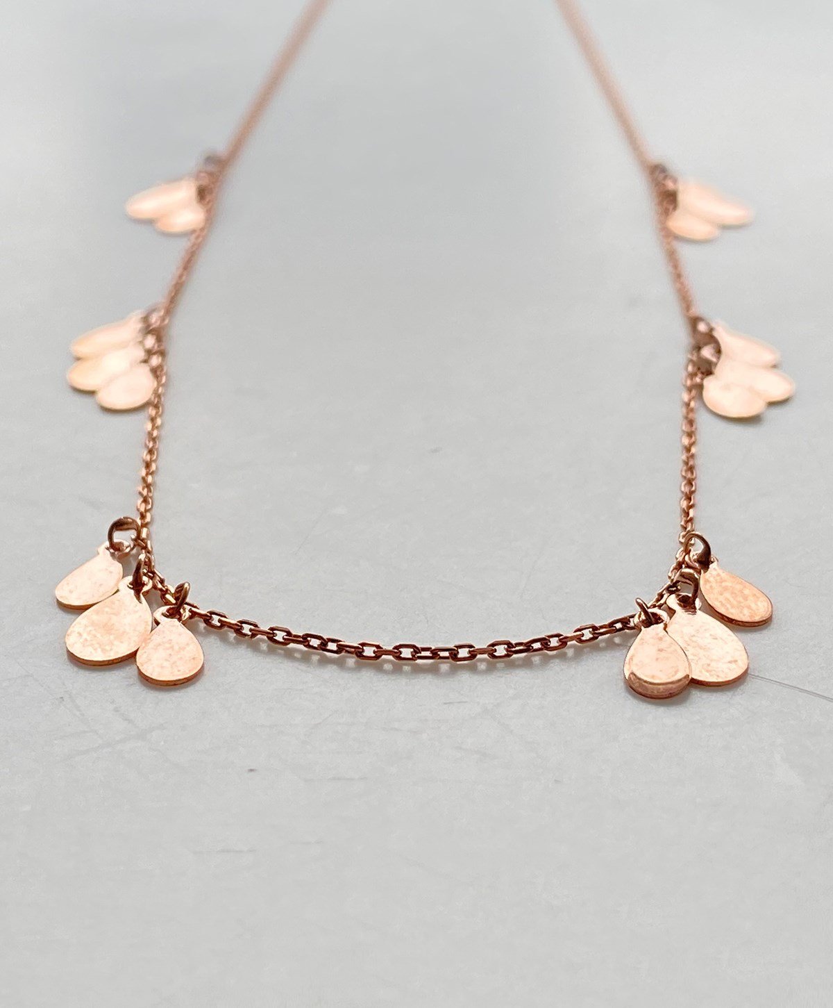 Üç Pullu Gümüş Kolye