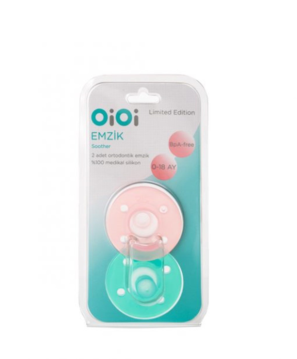 Yeşil Pembe İkili Emzik