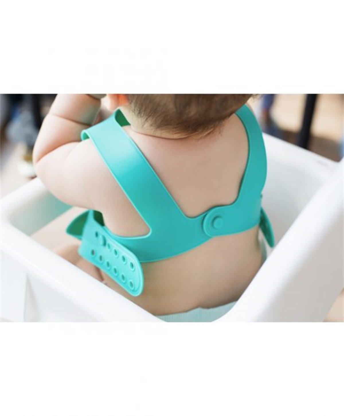 Yeşil Silikon Mama Önlüğü