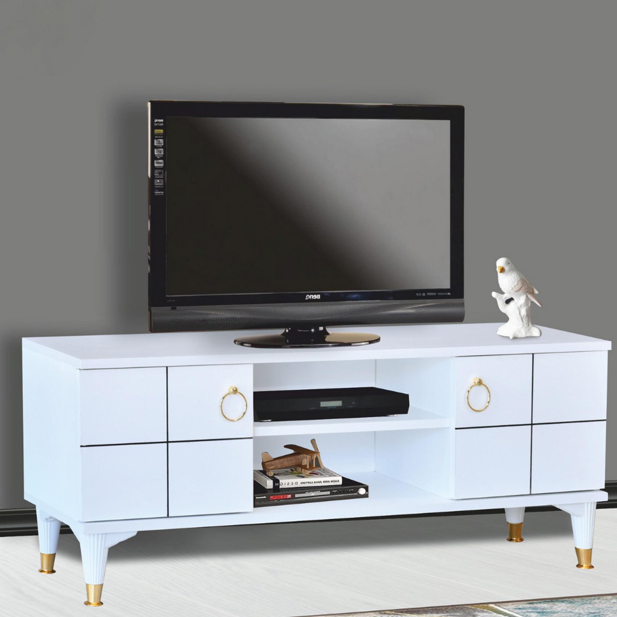 Lena  TV  Sehpası - Beyaz